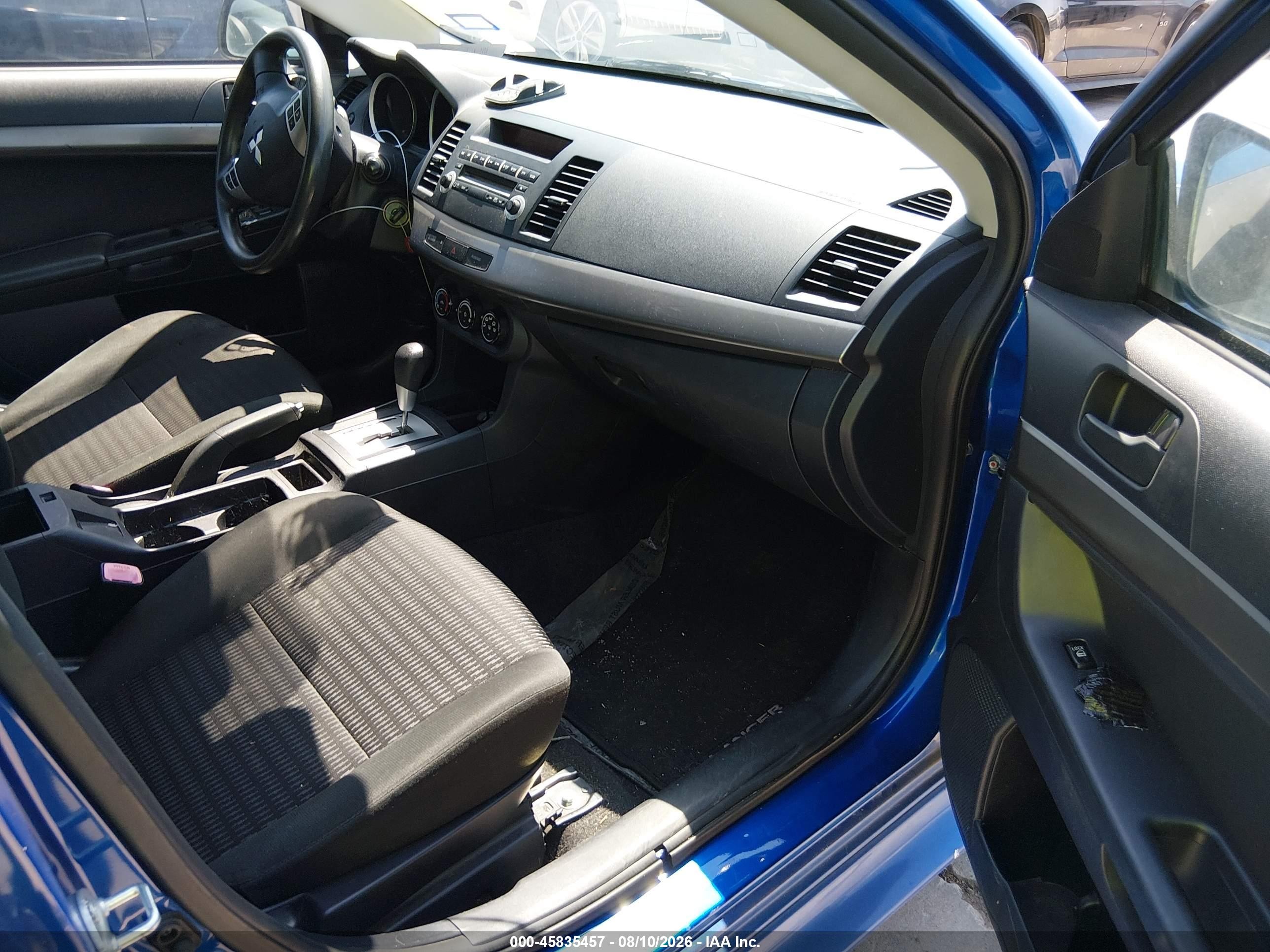 2012 Mitsubishi Lancer Es Синий vin: JA32U2FU3CU022704