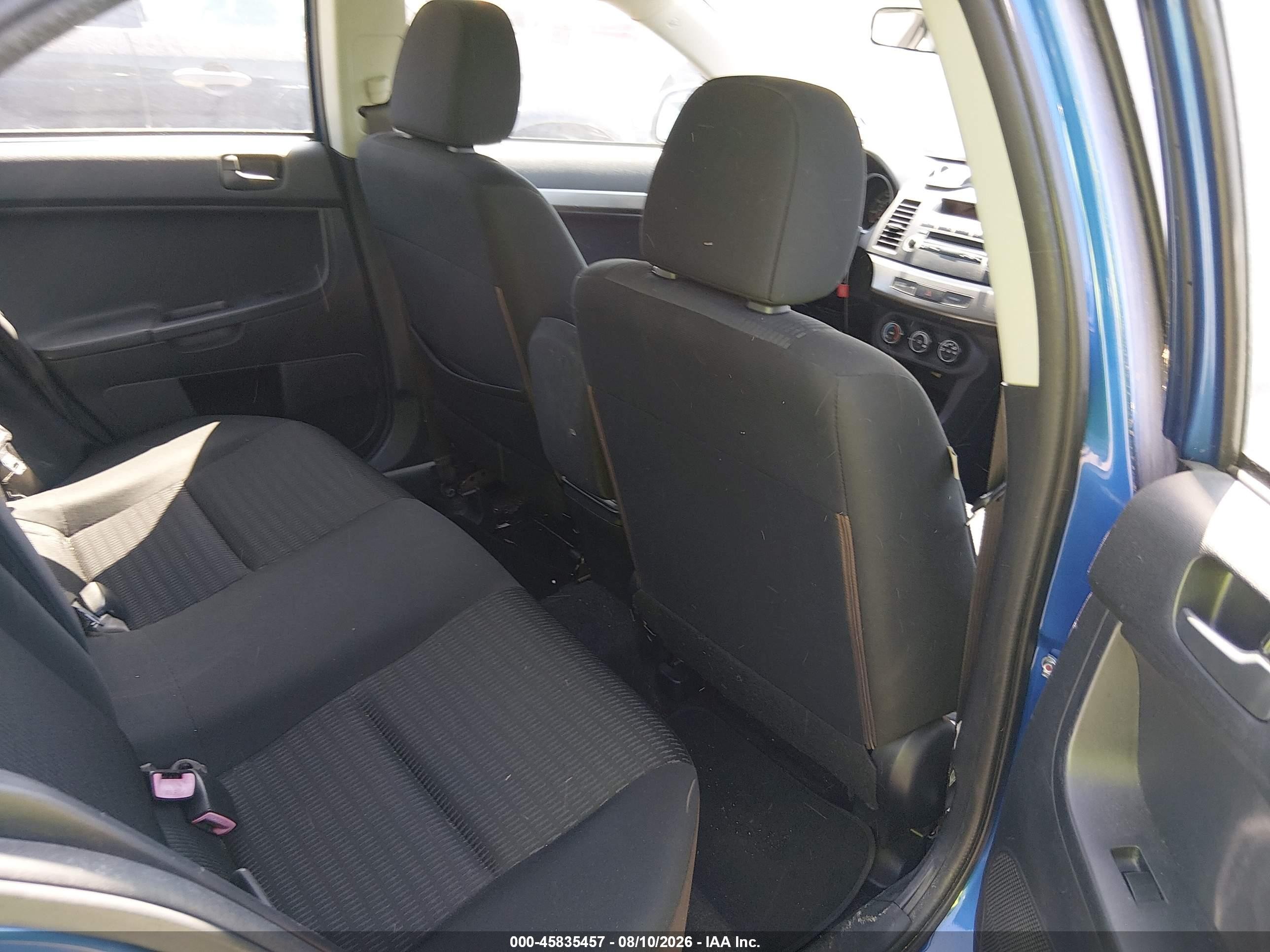 2012 Mitsubishi Lancer Es Синий vin: JA32U2FU3CU022704