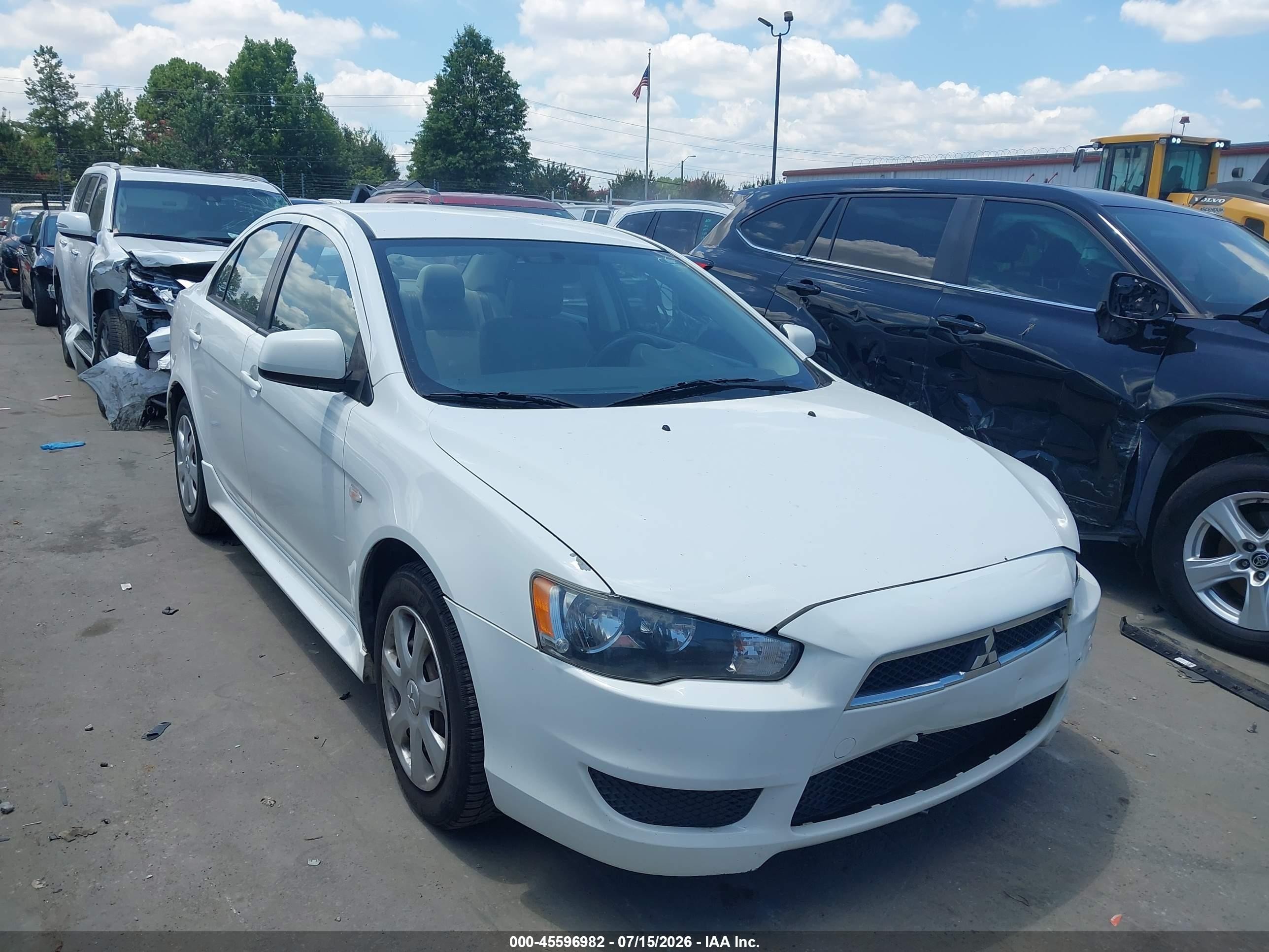 2013 Mitsubishi Lancer Es Белый vin: JA32U2FU3DU021263