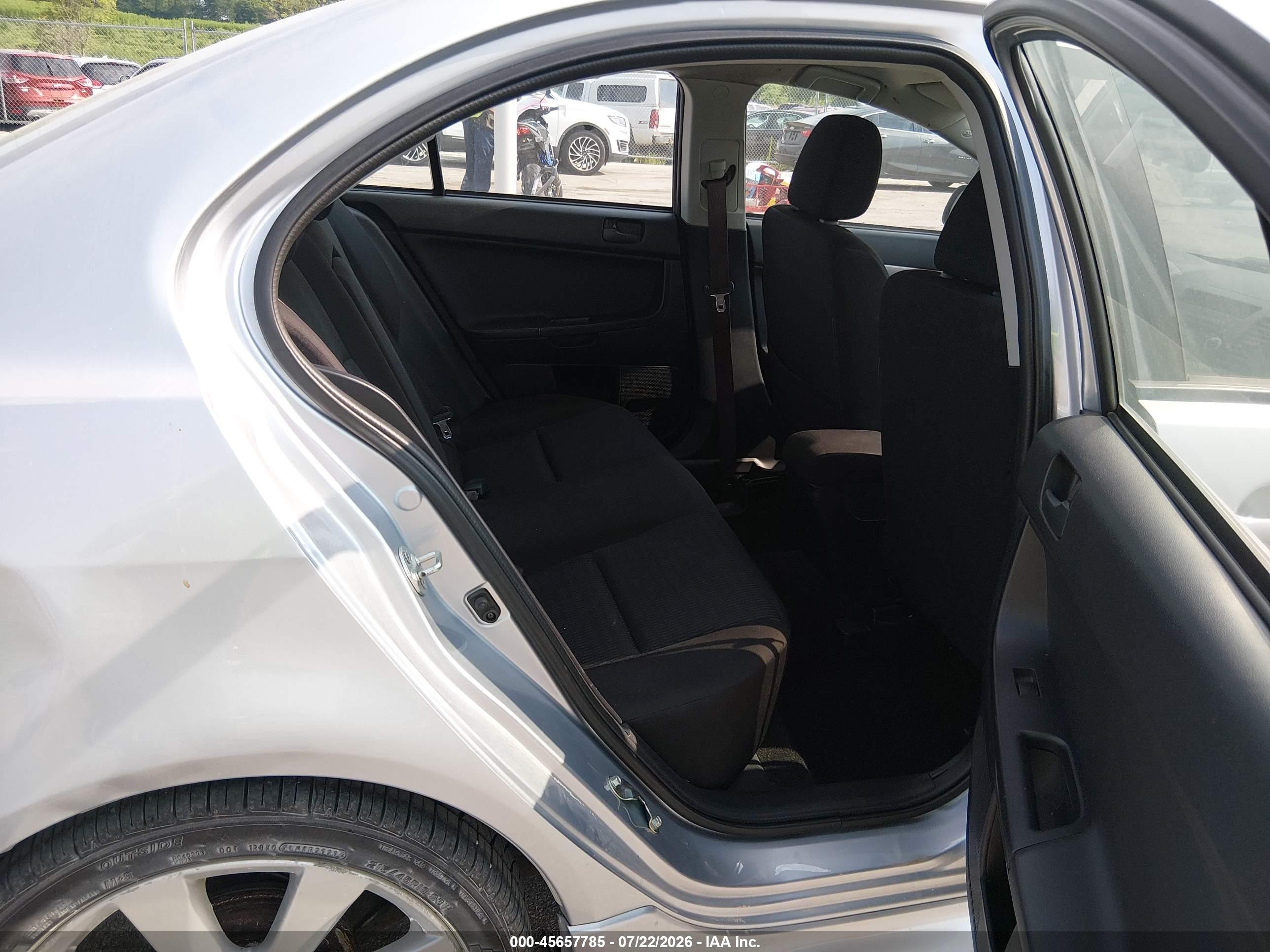 2013 Mitsubishi Lancer Es Silver vin: JA32U2FU3DU023949