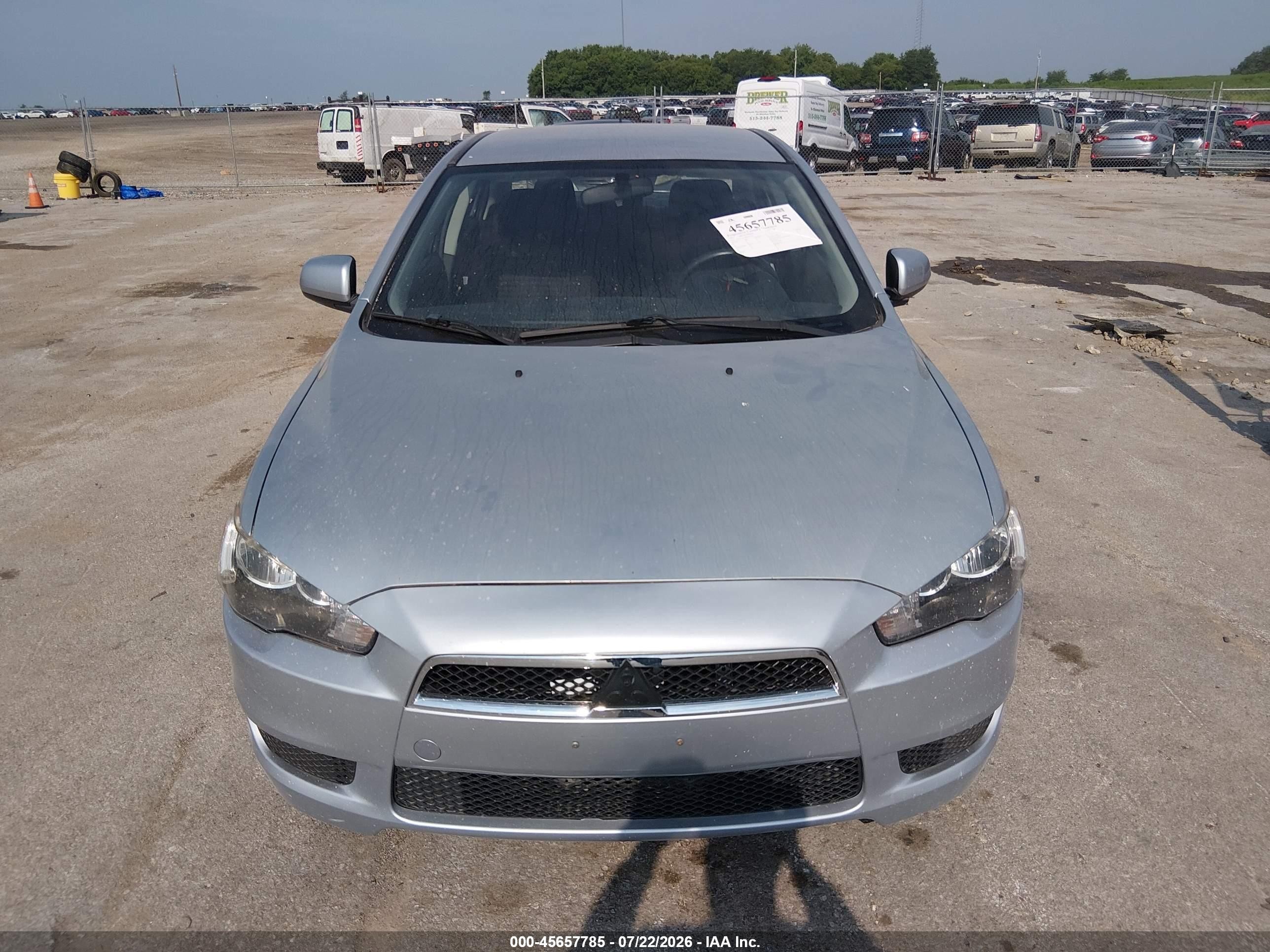2013 Mitsubishi Lancer Es Silver vin: JA32U2FU3DU023949