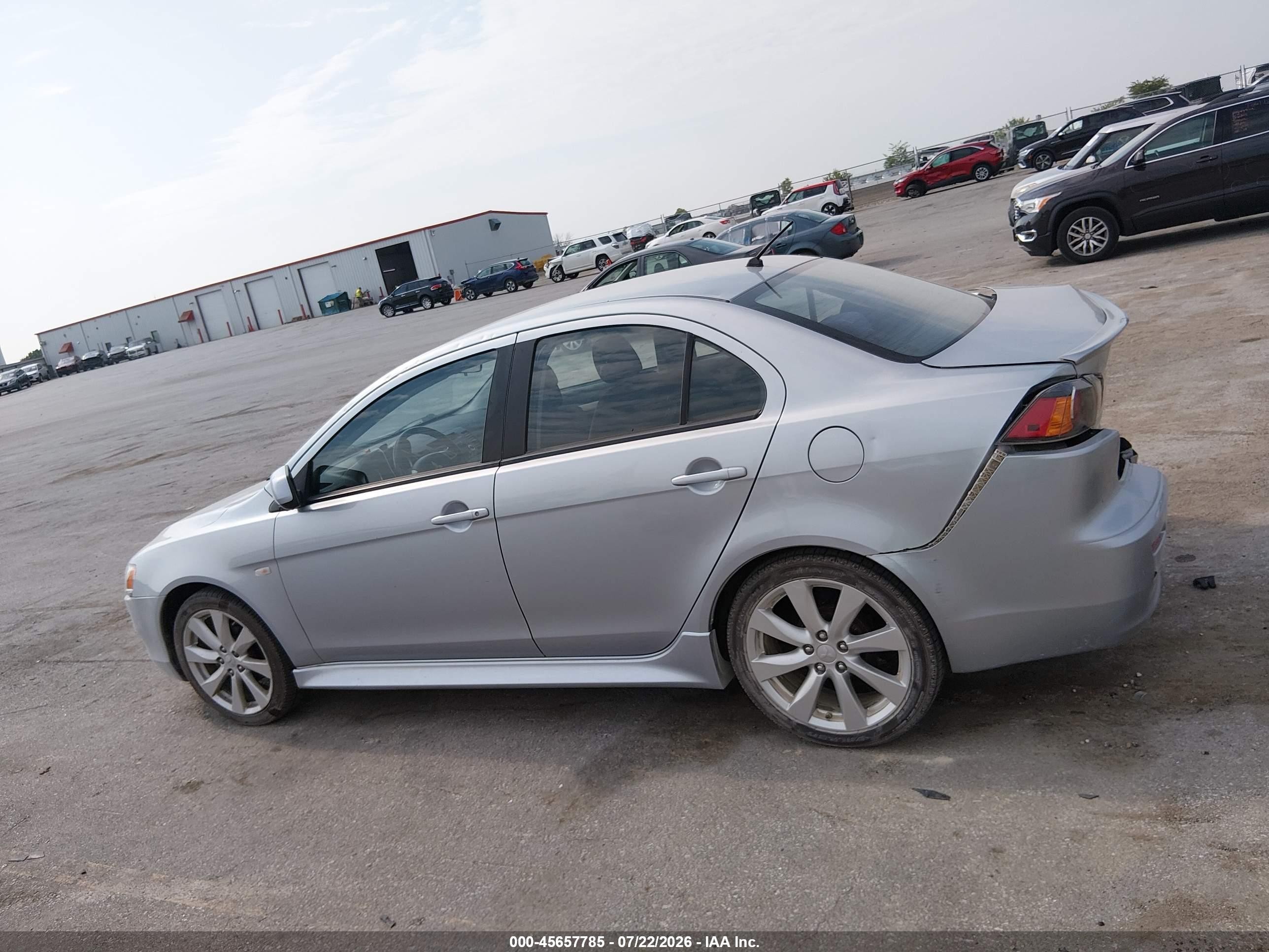 2013 Mitsubishi Lancer Es Silver vin: JA32U2FU3DU023949