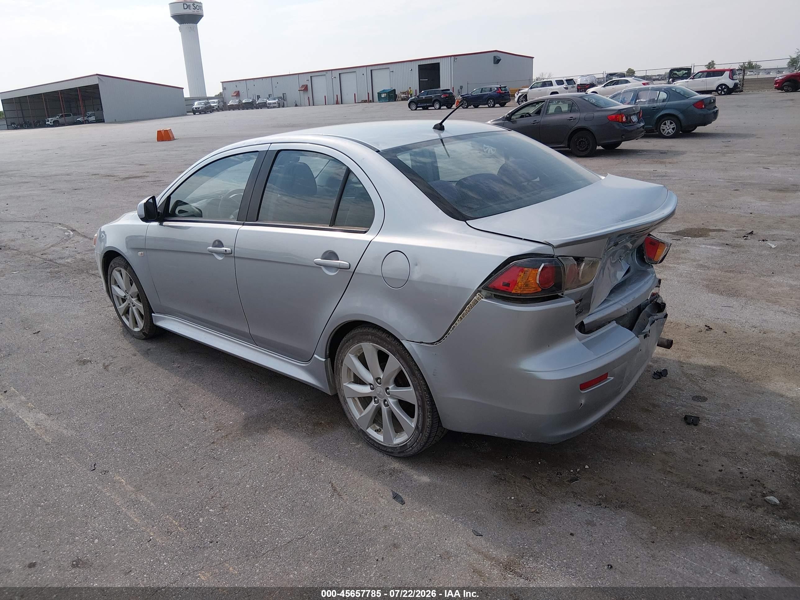 2013 Mitsubishi Lancer Es Silver vin: JA32U2FU3DU023949