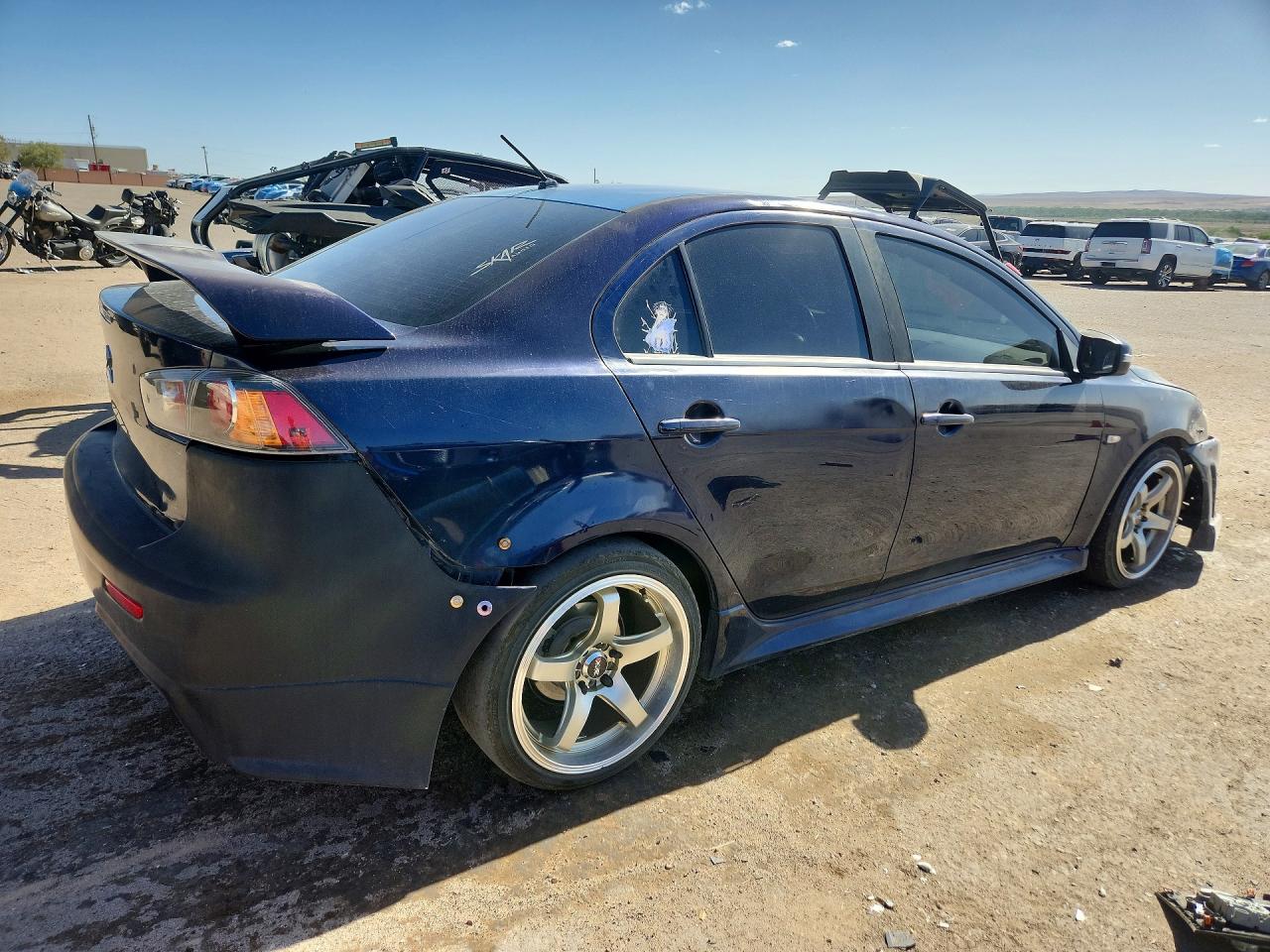 2015 Mitsubishi Lancer Es Blue vin: JA32U2FU3EU005095