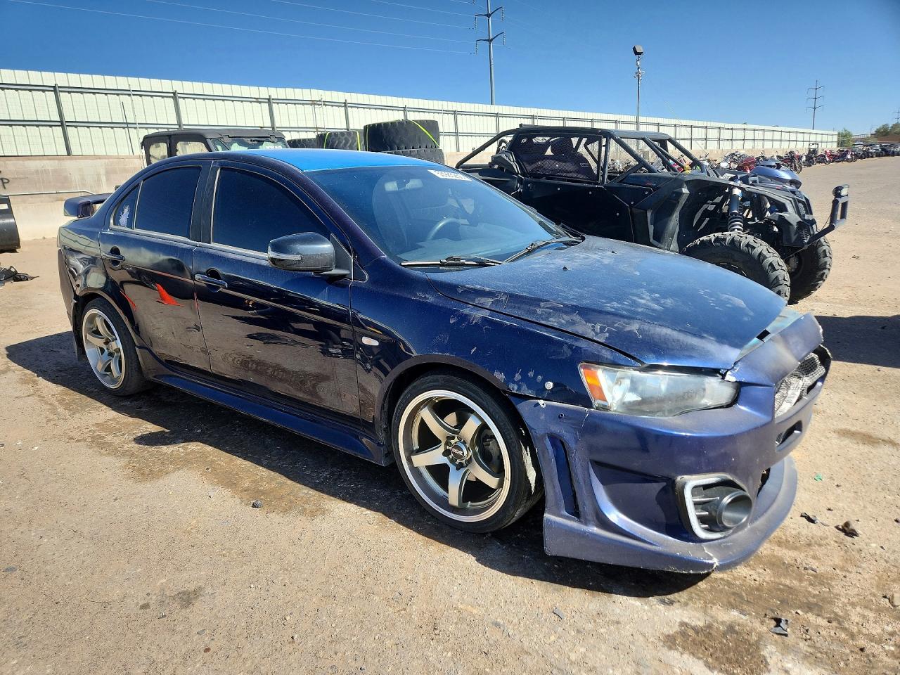 2015 Mitsubishi Lancer Es Blue vin: JA32U2FU3EU005095