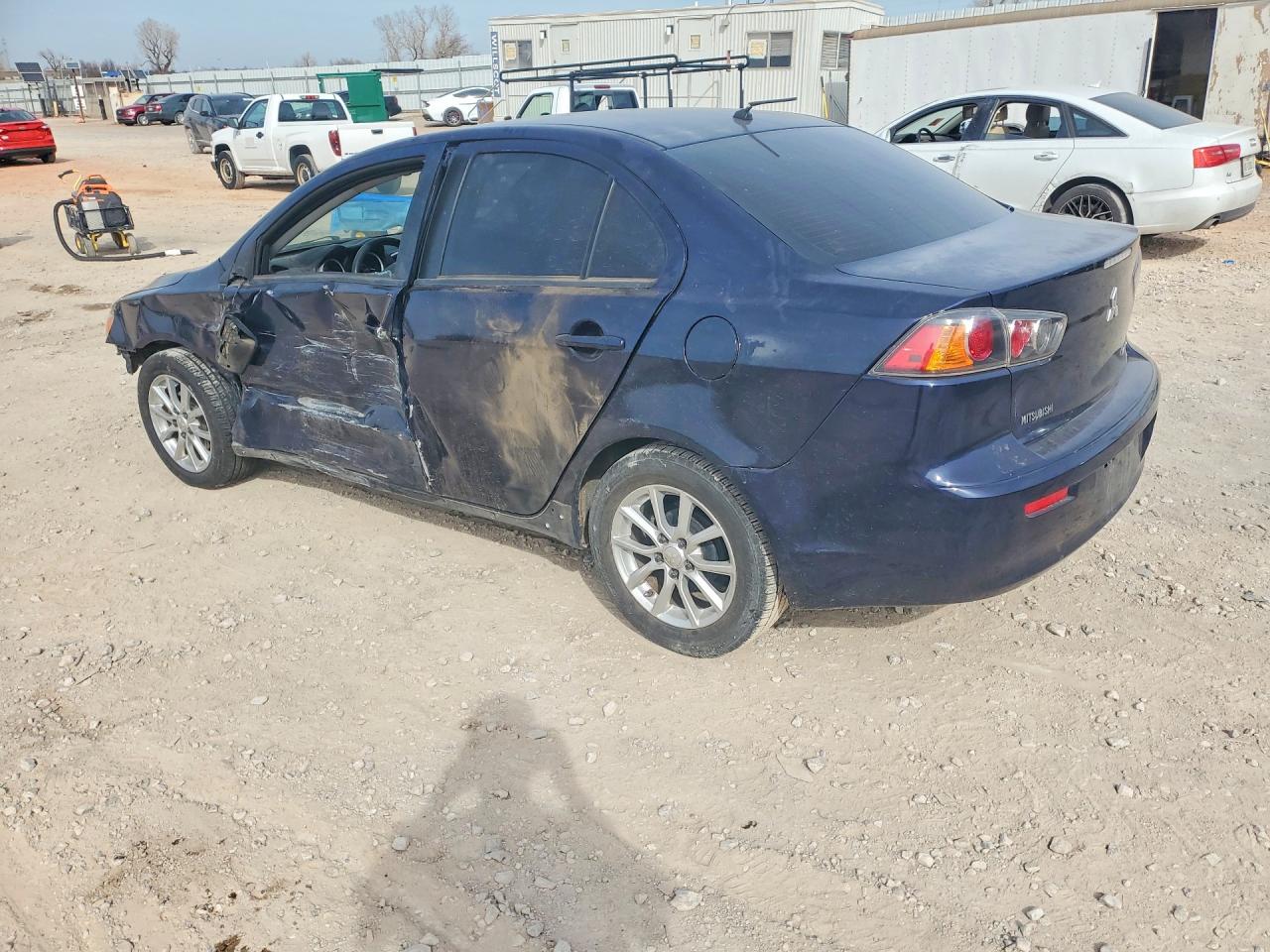2014 Mitsubishi Lancer Es Blue vin: JA32U2FU3EU006229
