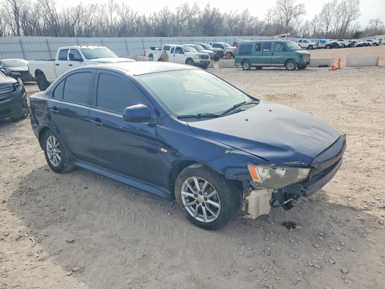 2014 Mitsubishi Lancer Es Blue vin: JA32U2FU3EU006229