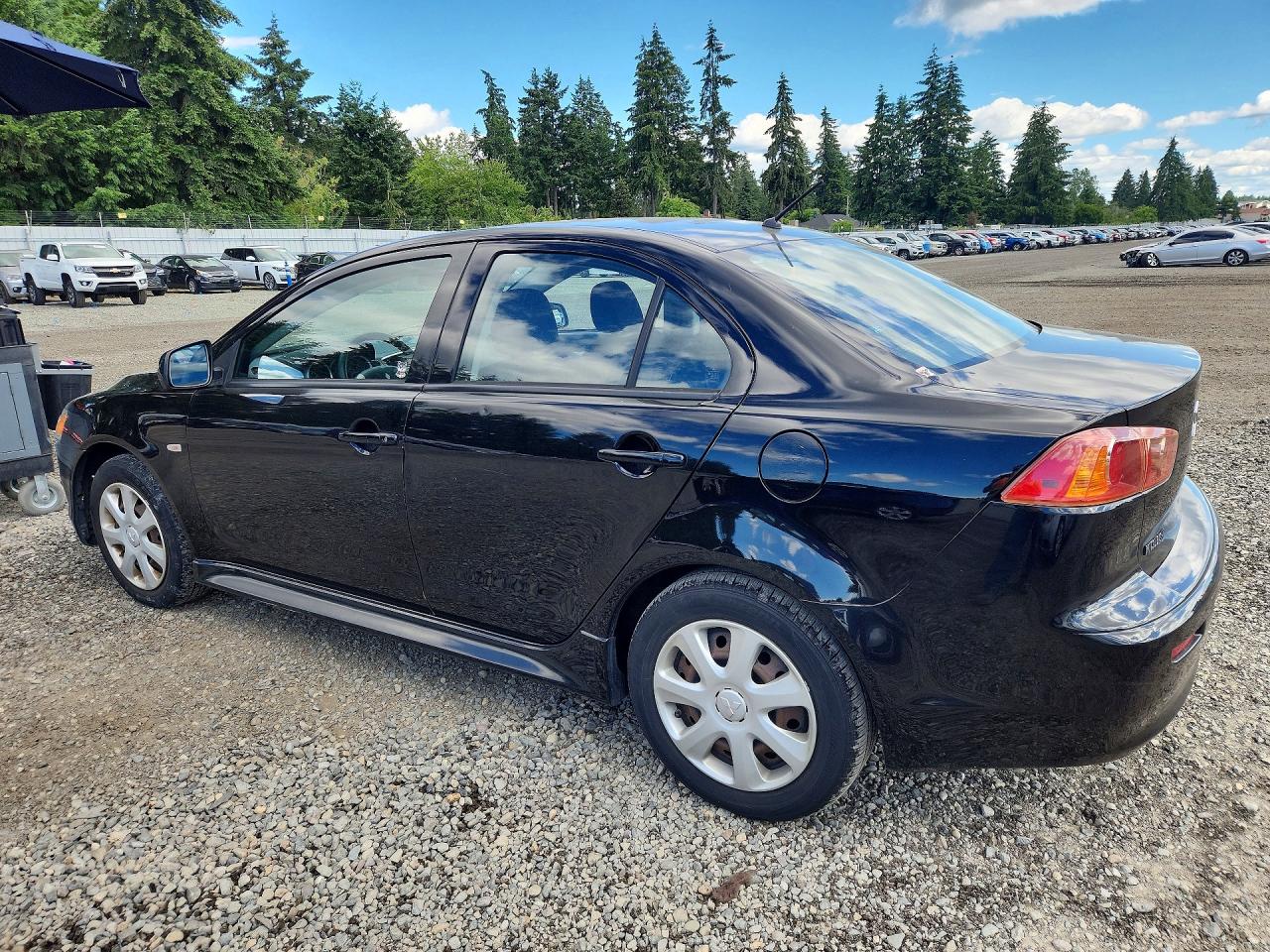 2014 Mitsubishi Lancer Es Black vin: JA32U2FU3EU020065