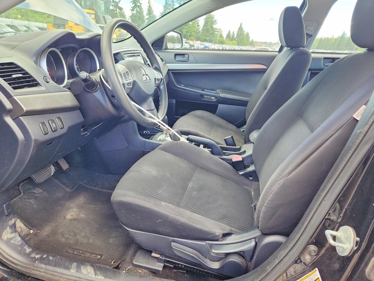 2014 Mitsubishi Lancer Es Black vin: JA32U2FU3EU020065
