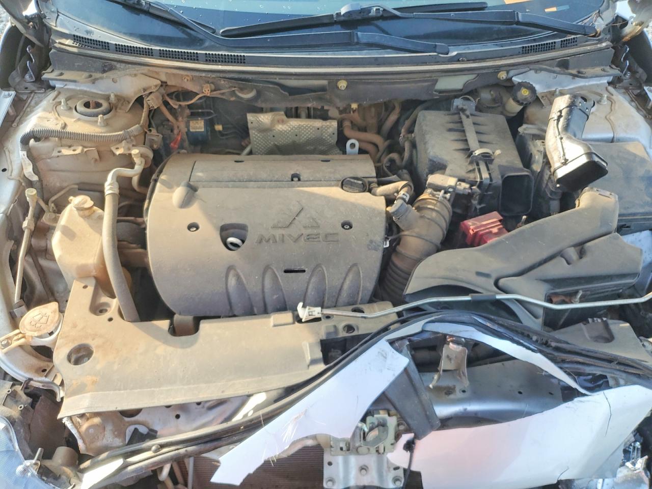 2015 Mitsubishi Lancer Es Silver vin: JA32U2FU3FU000643