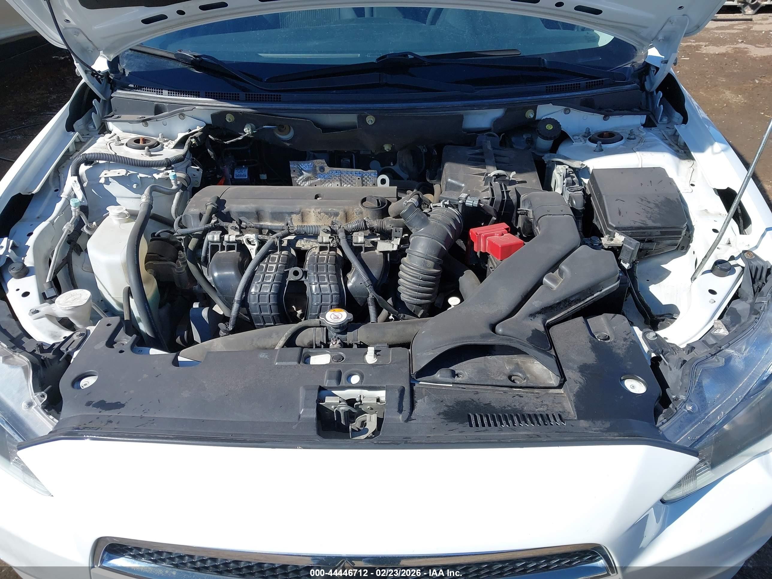 2015 Mitsubishi Lancer Es White vin: JA32U2FU3FU002215