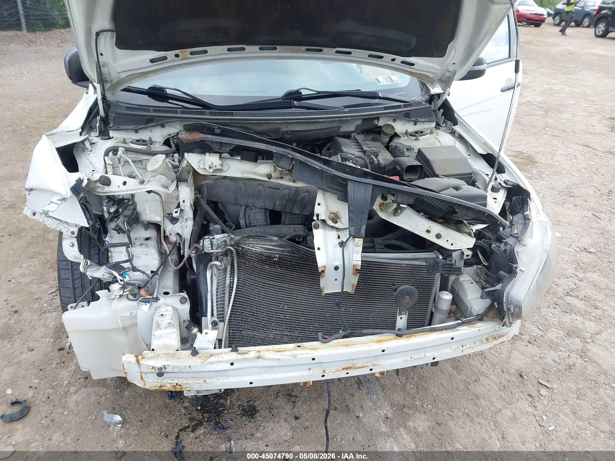 2015 Mitsubishi Lancer Es White vin: JA32U2FU3FU005115