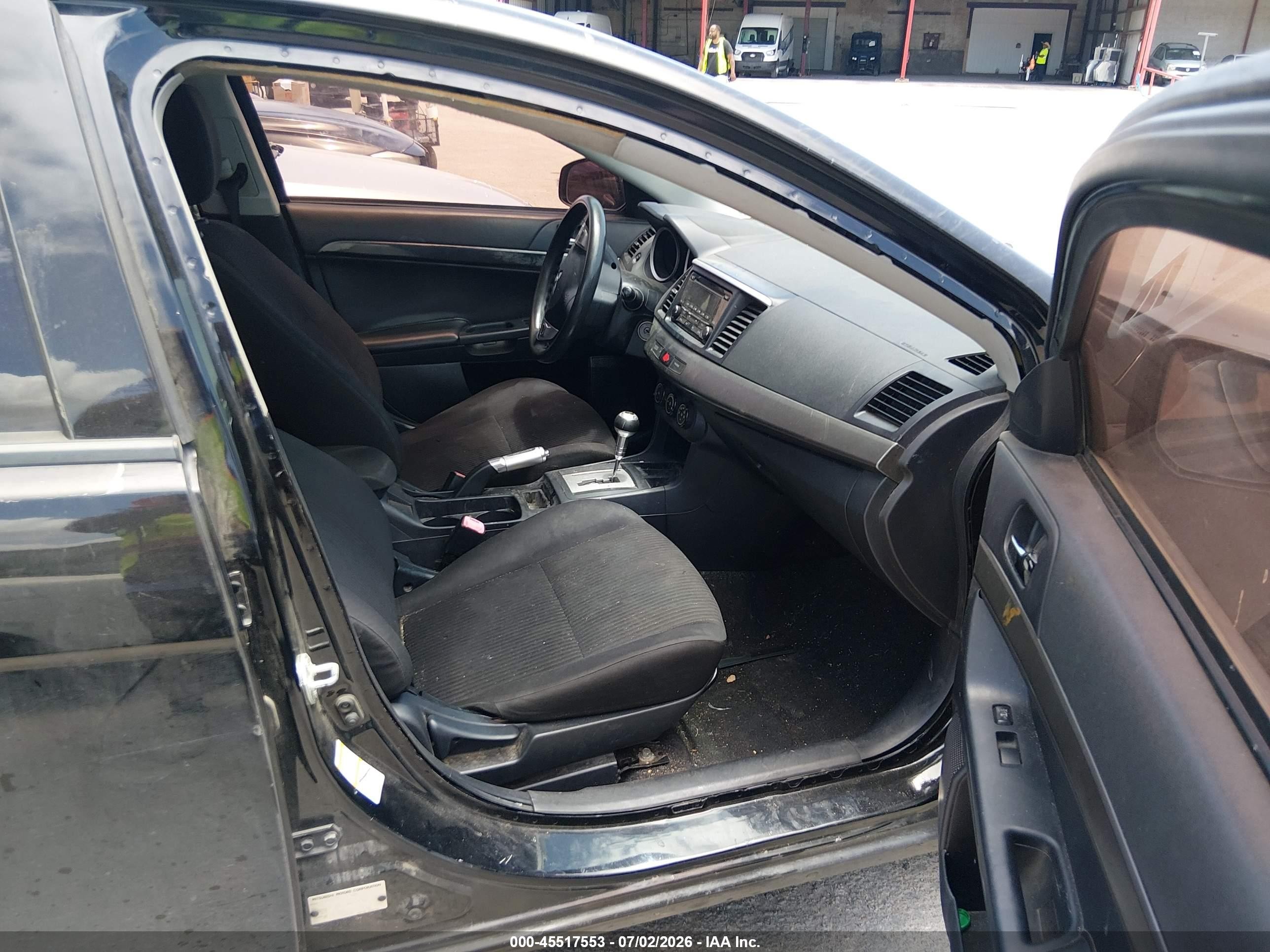 2015 Mitsubishi Lancer Es Black vin: JA32U2FU3FU005261