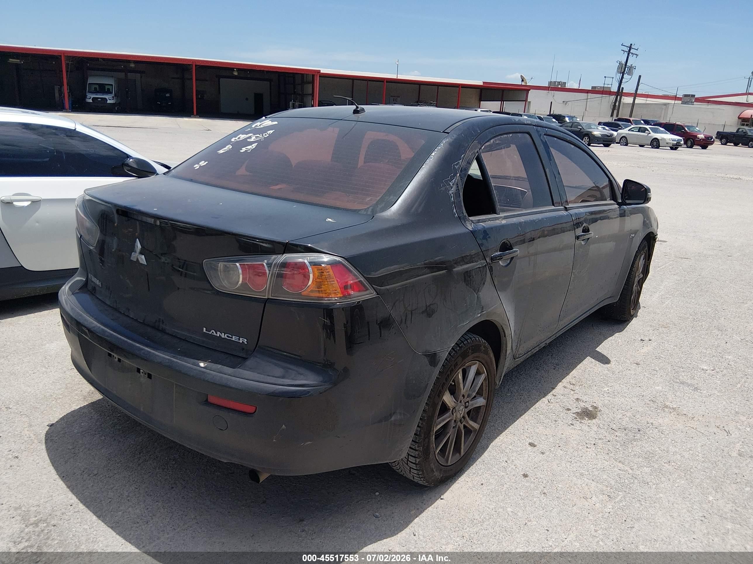 2015 Mitsubishi Lancer Es Black vin: JA32U2FU3FU005261