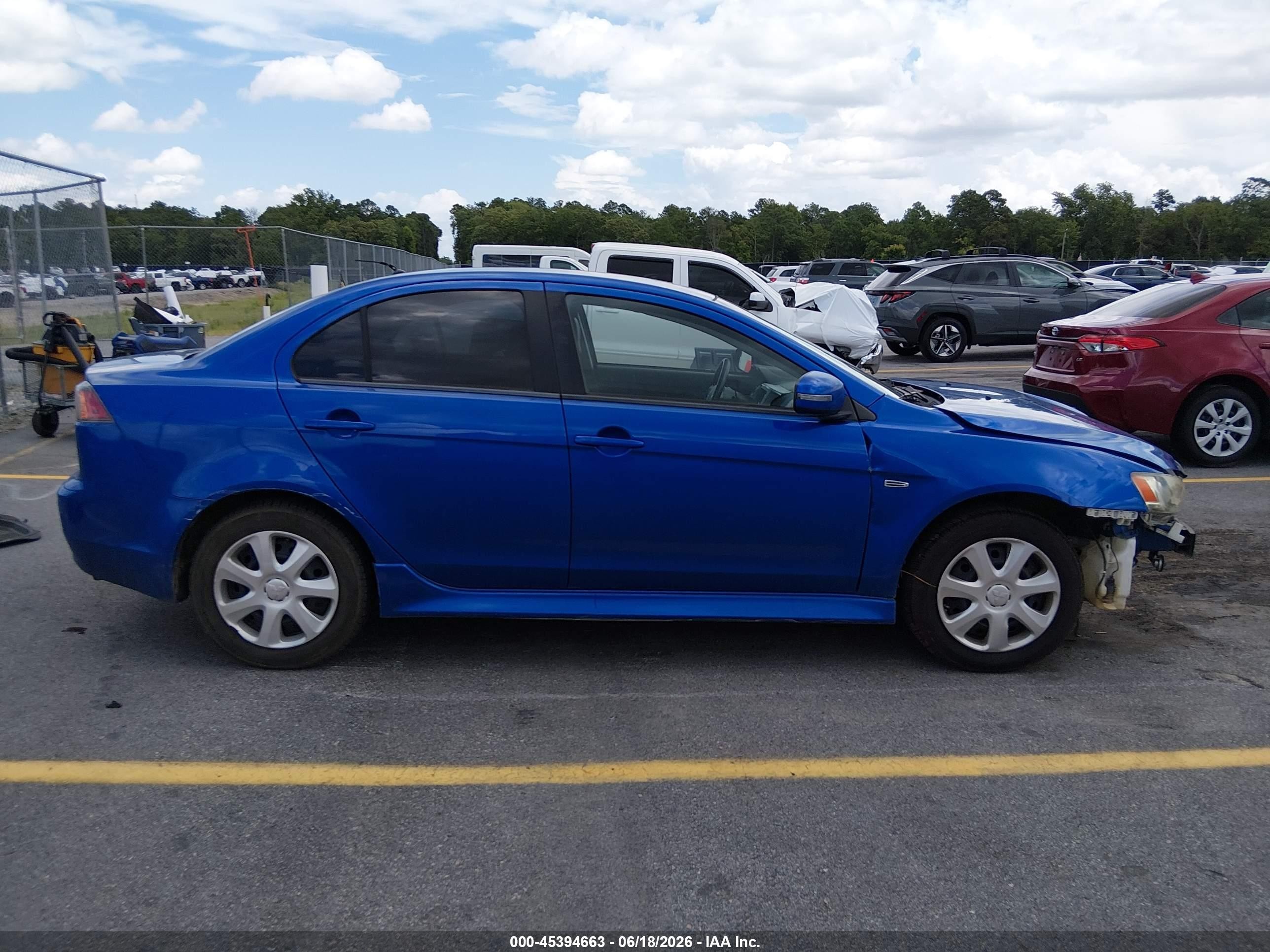 2015 Mitsubishi Lancer Es Blue vin: JA32U2FU3FU017698
