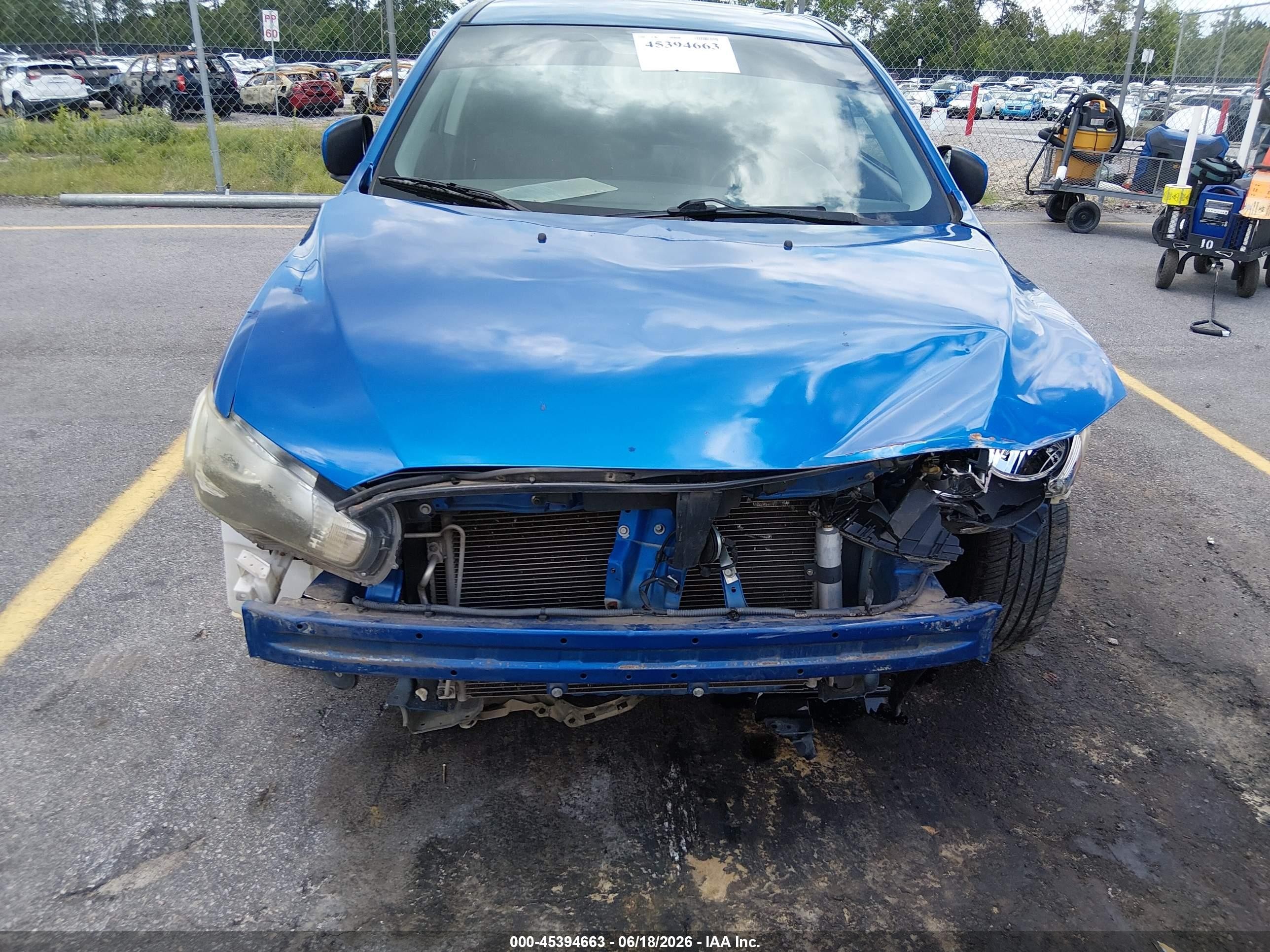 2015 Mitsubishi Lancer Es Blue vin: JA32U2FU3FU017698