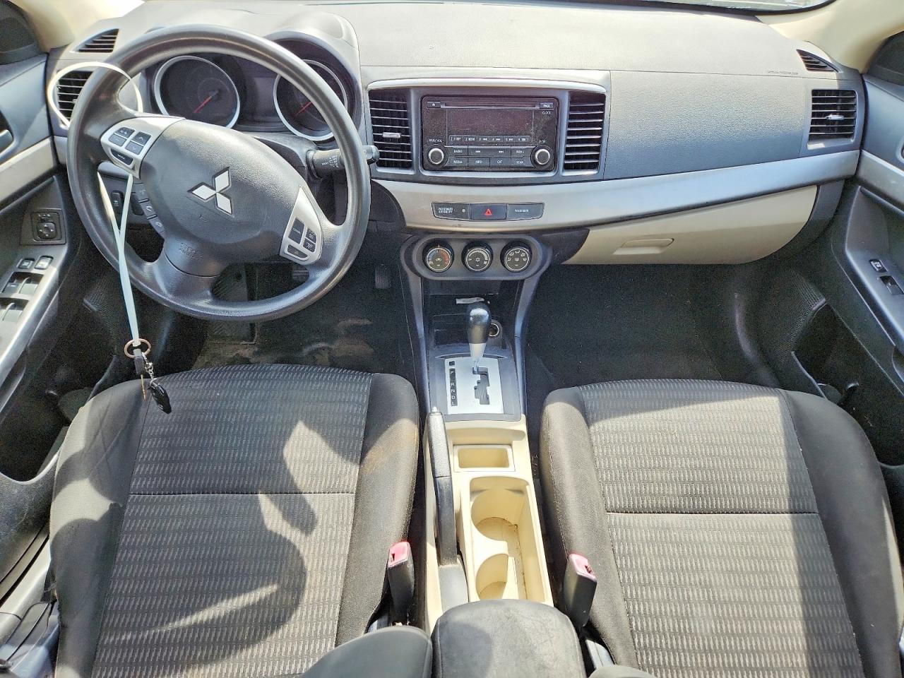 2015 Mitsubishi Lancer Es White vin: JA32U2FU3FU023260