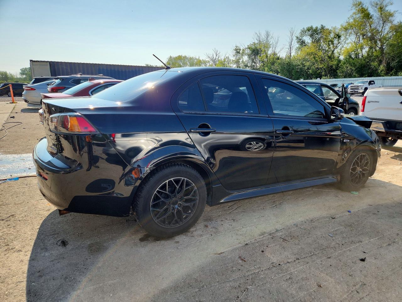 2015 Mitsubishi Lancer Es Black vin: JA32U2FU3FU025588