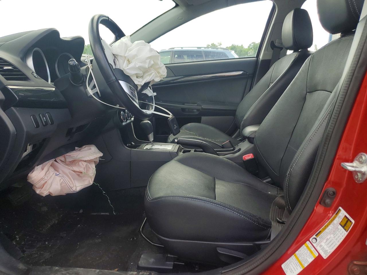 2015 Mitsubishi Lancer Es Red vin: JA32U2FU3FU600787
