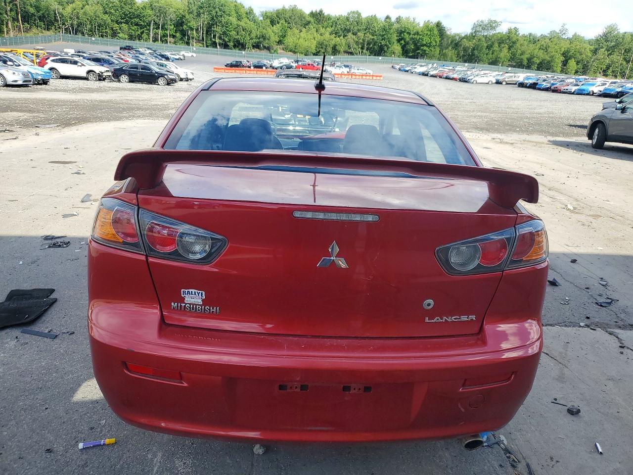 2015 Mitsubishi Lancer Es Red vin: JA32U2FU3FU600787