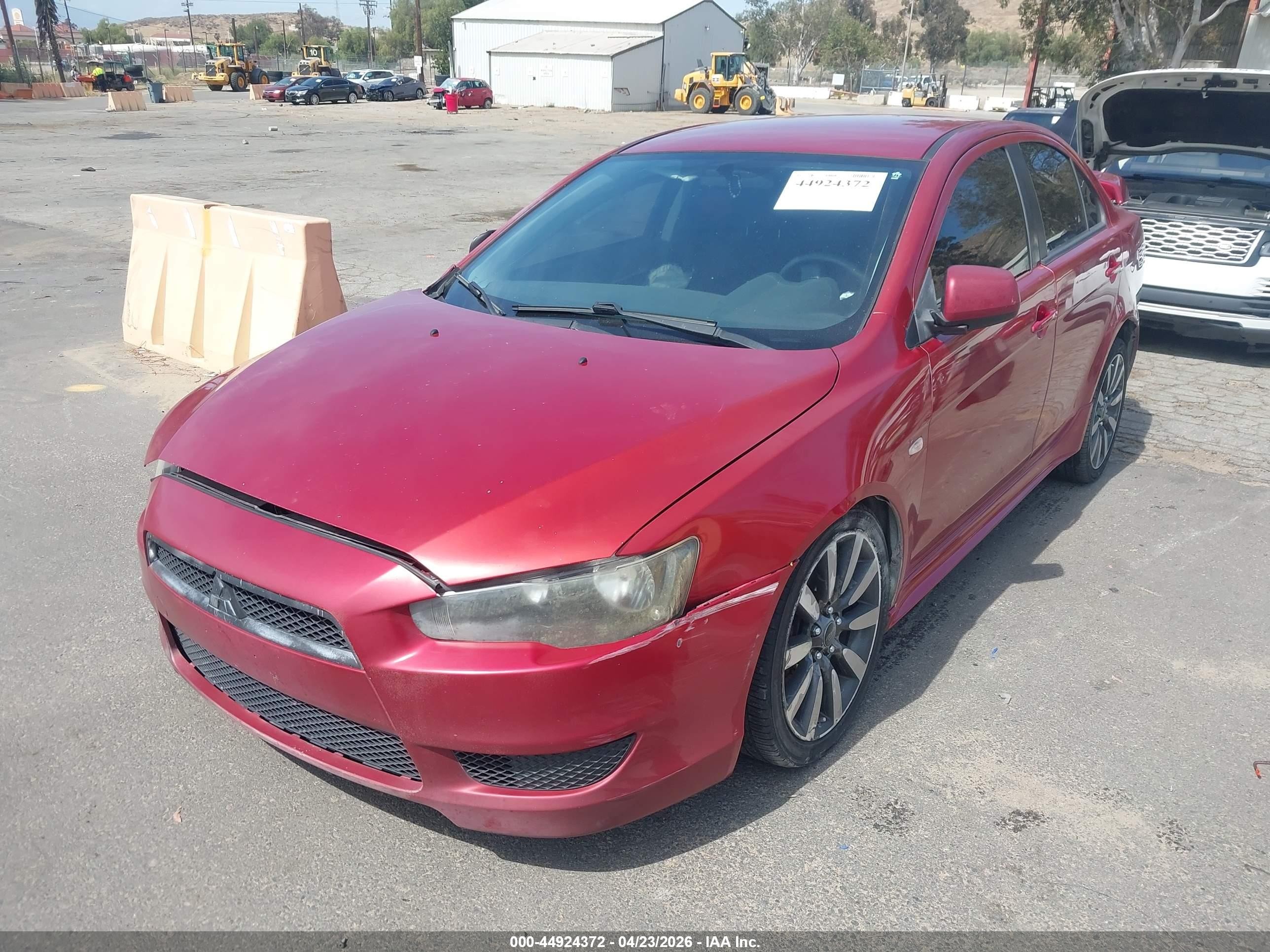2010 Mitsubishi Lancer Es Red vin: JA32U2FU4AU007464