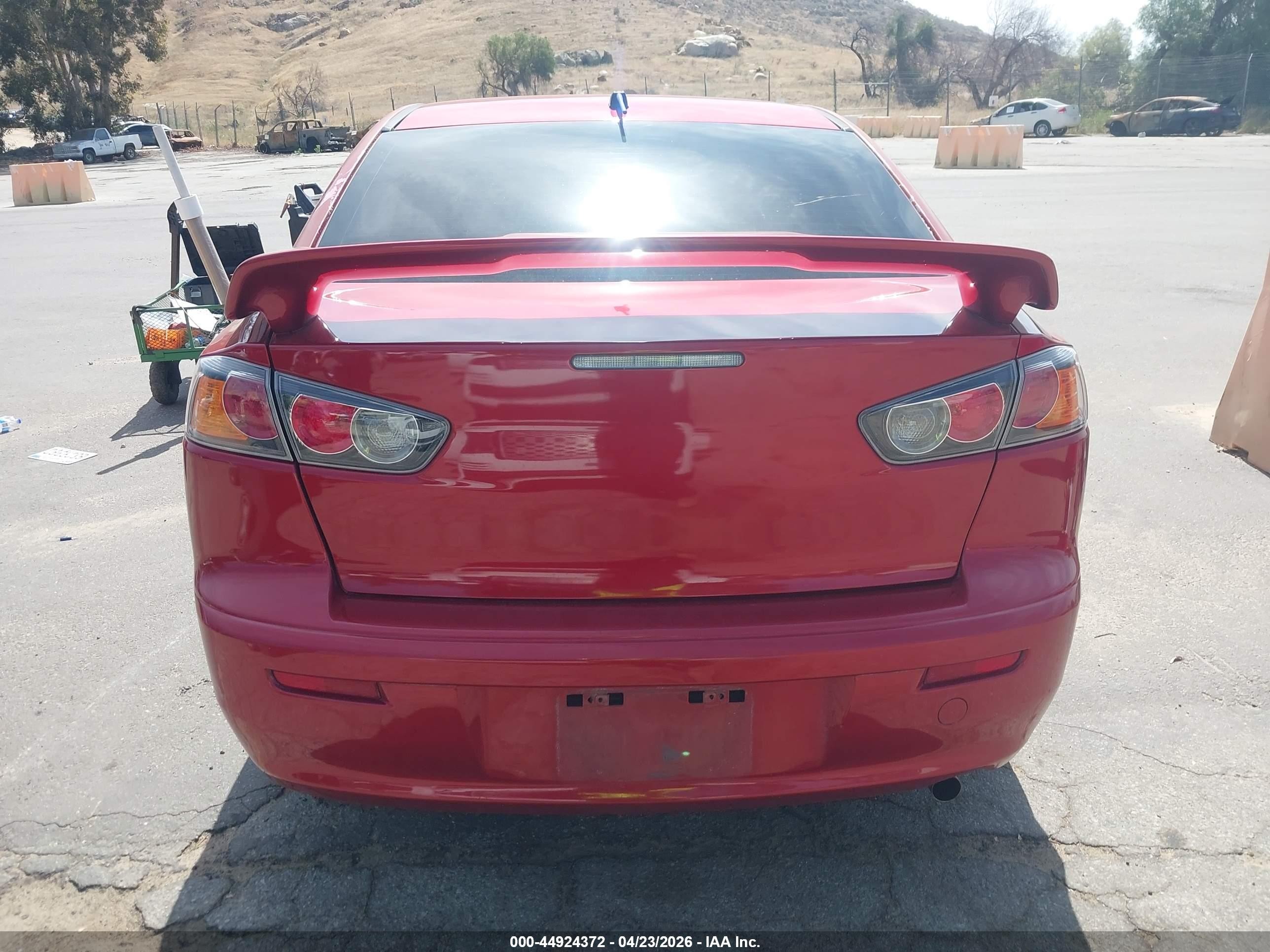 2010 Mitsubishi Lancer Es Red vin: JA32U2FU4AU007464