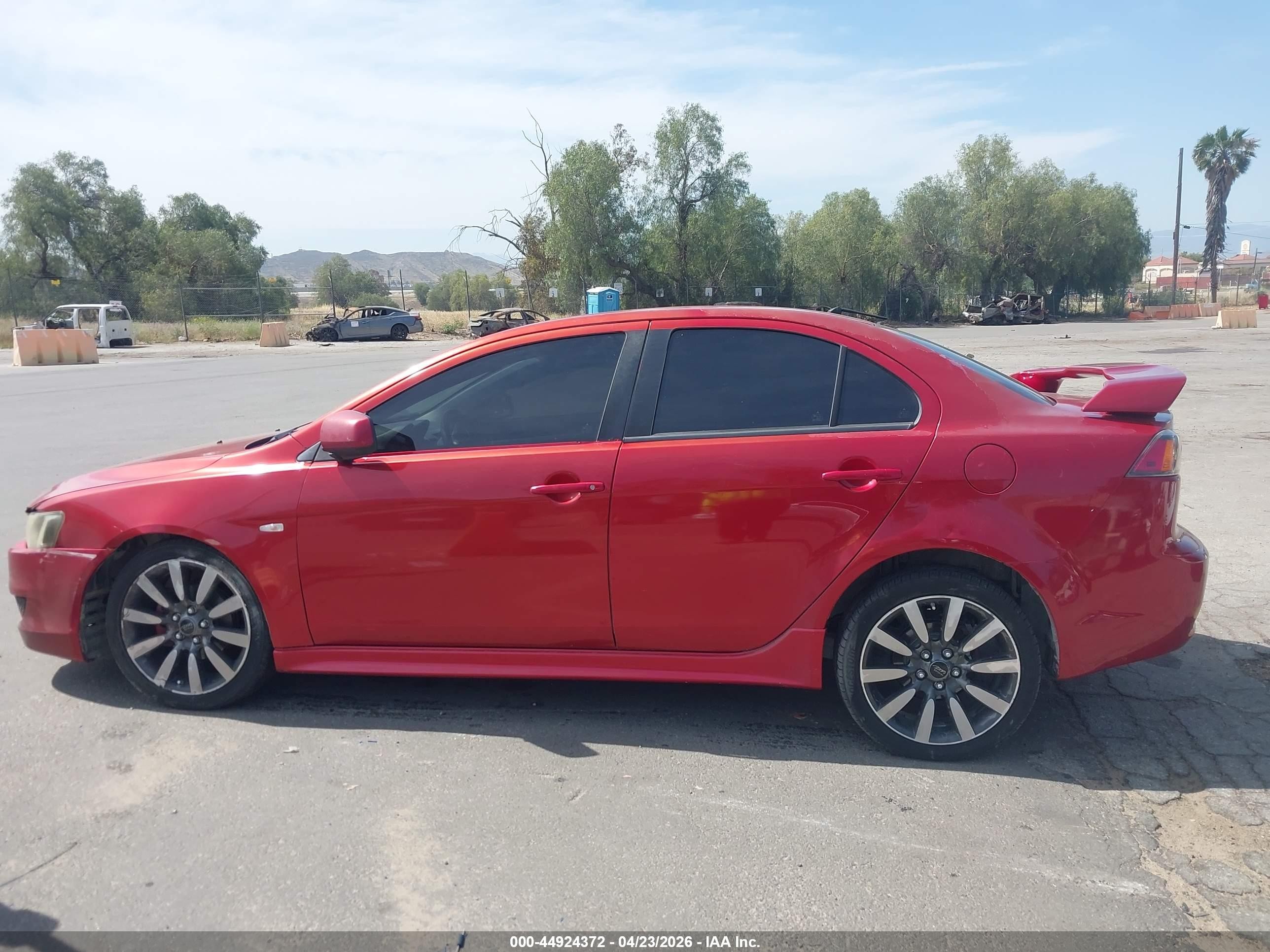 2010 Mitsubishi Lancer Es Red vin: JA32U2FU4AU007464