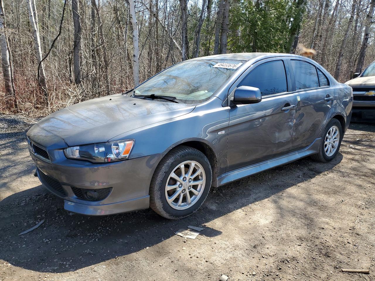 2010 Mitsubishi Lancer Es Gray vin: JA32U2FU4AU607384