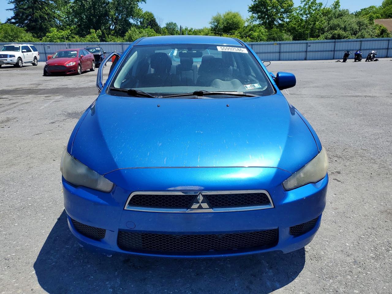 2011 Mitsubishi Lancer Es Blue vin: JA32U2FU4BU001665