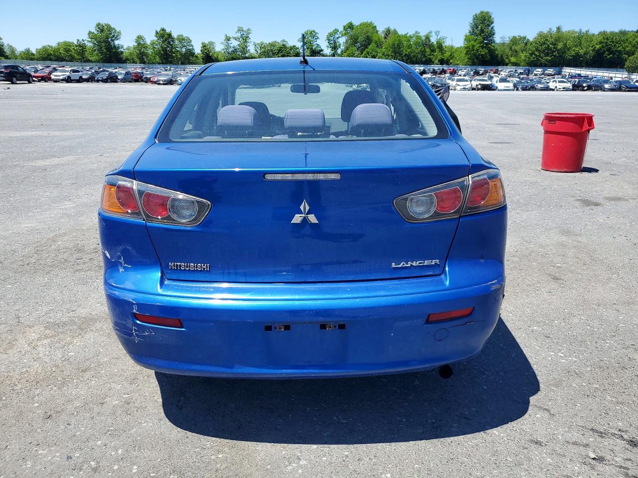 2011 Mitsubishi Lancer Es Blue vin: JA32U2FU4BU001665