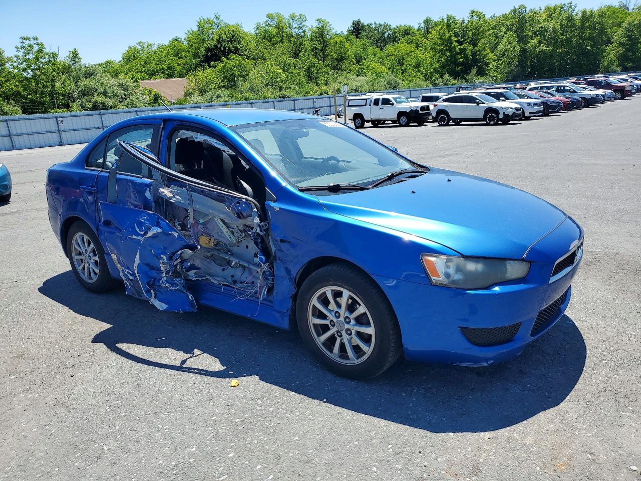 2011 Mitsubishi Lancer Es Blue vin: JA32U2FU4BU001665