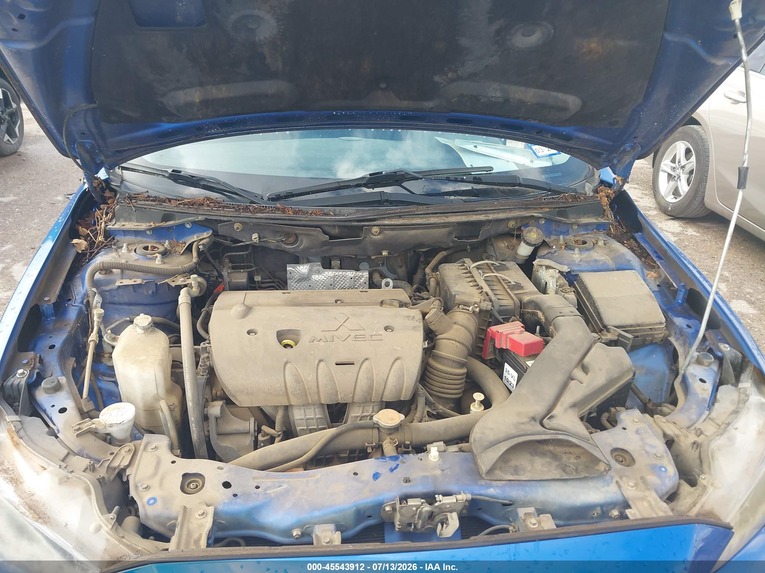 2011 Mitsubishi Lancer Es Blue vin: JA32U2FU4BU012911