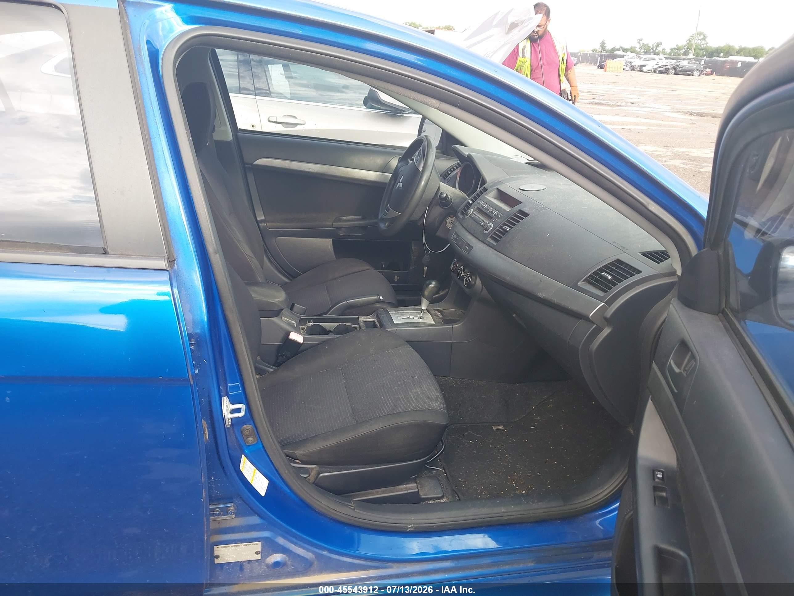 2011 Mitsubishi Lancer Es Blue vin: JA32U2FU4BU012911