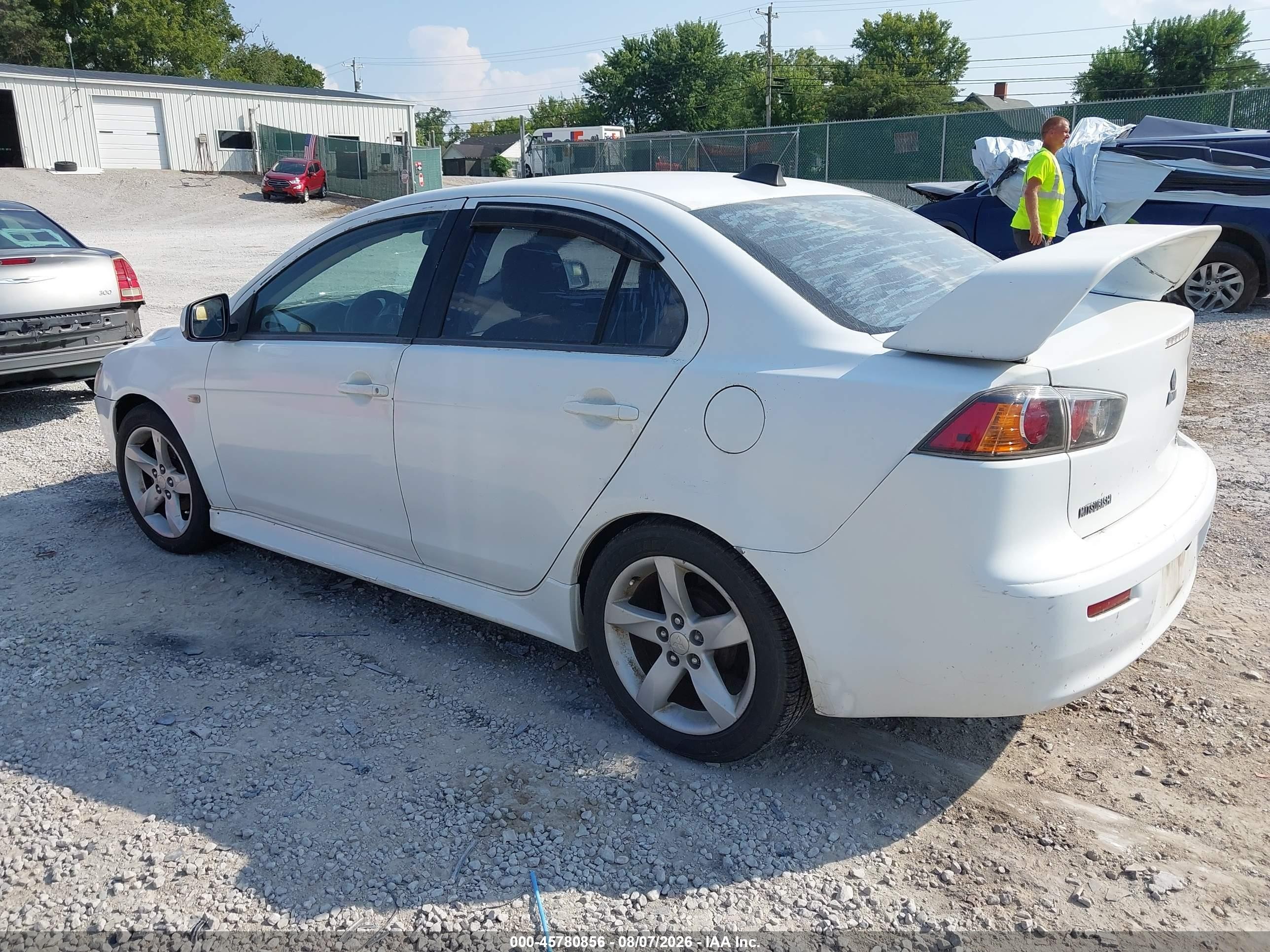 2012 Mitsubishi Lancer Es White vin: JA32U2FU4CU007385
