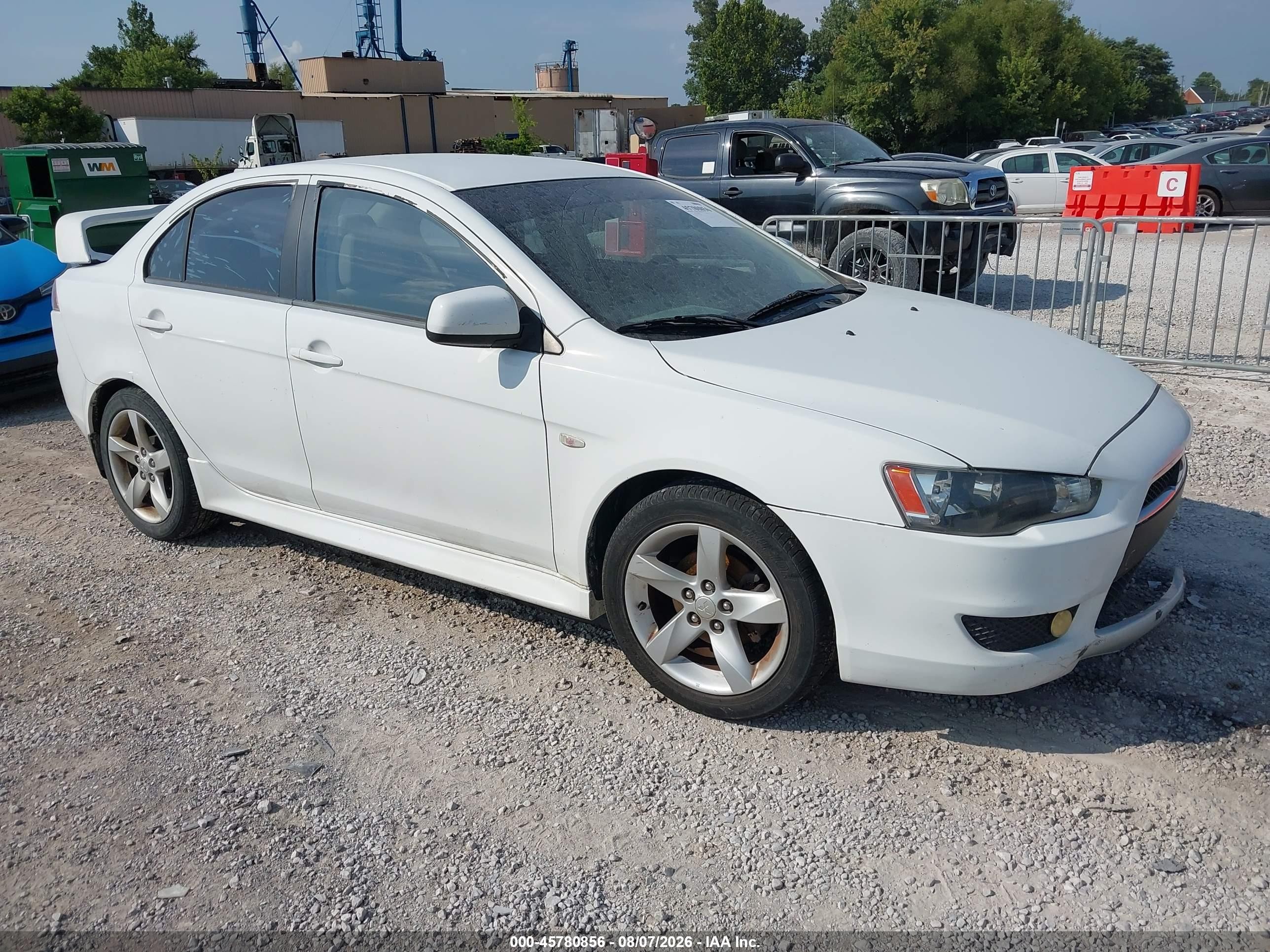 2012 Mitsubishi Lancer Es White vin: JA32U2FU4CU007385