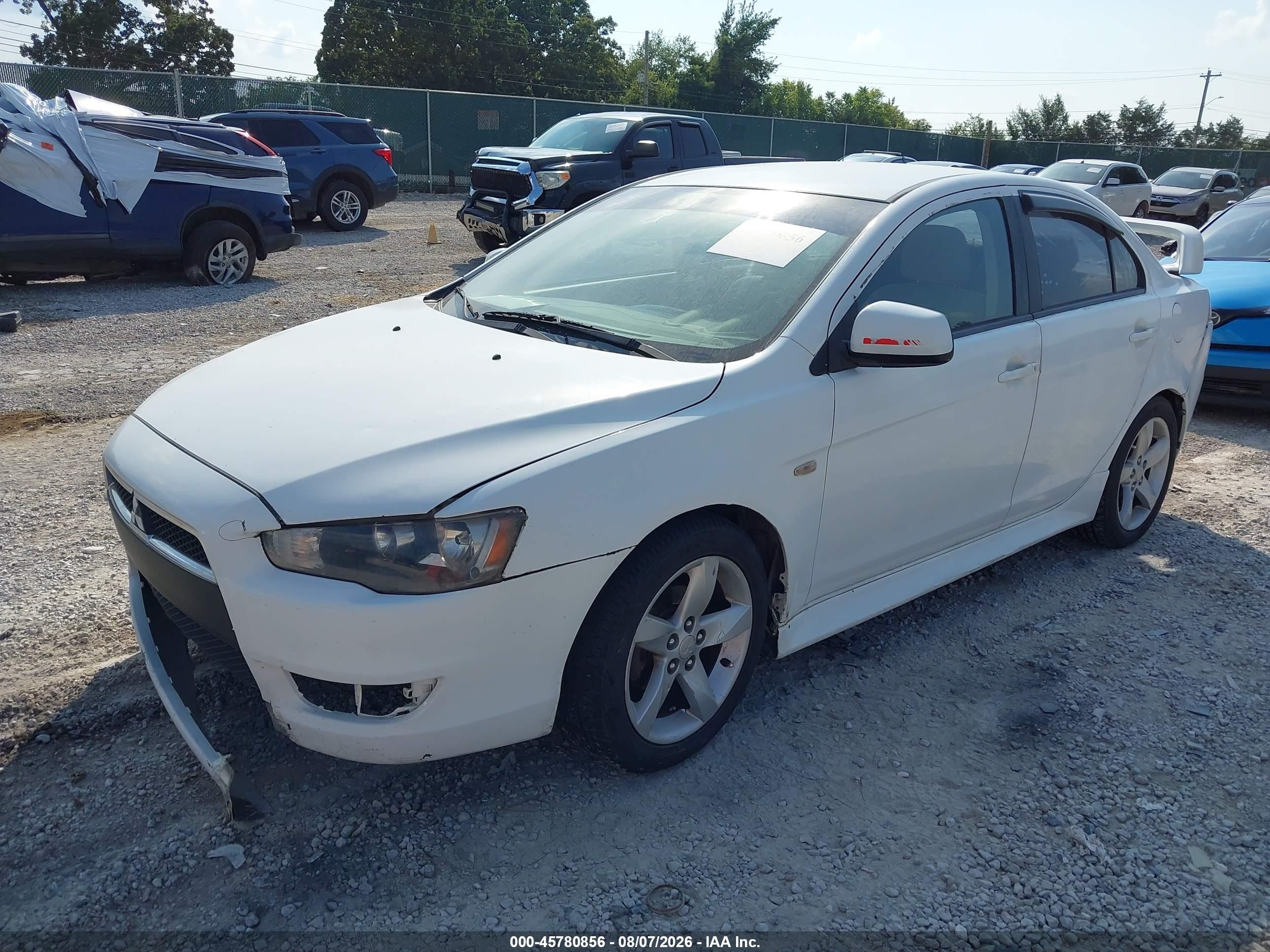 2012 Mitsubishi Lancer Es White vin: JA32U2FU4CU007385