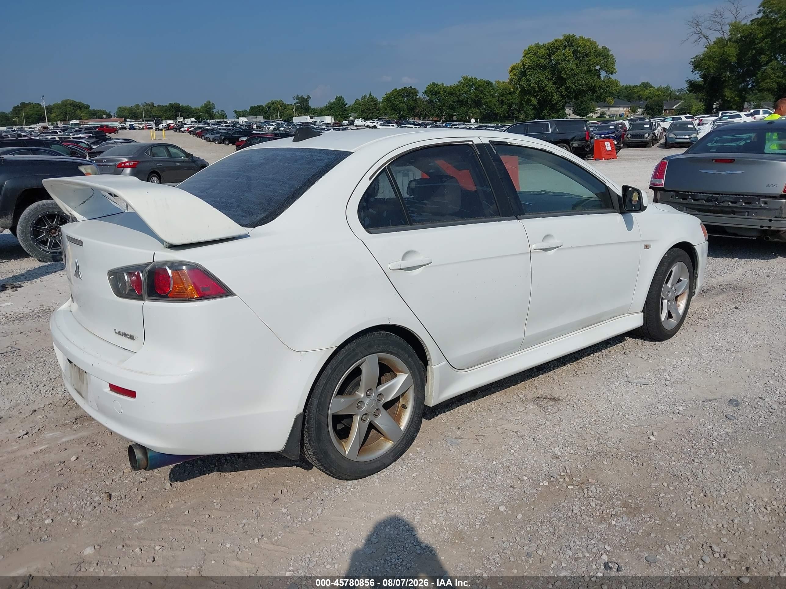 2012 Mitsubishi Lancer Es White vin: JA32U2FU4CU007385