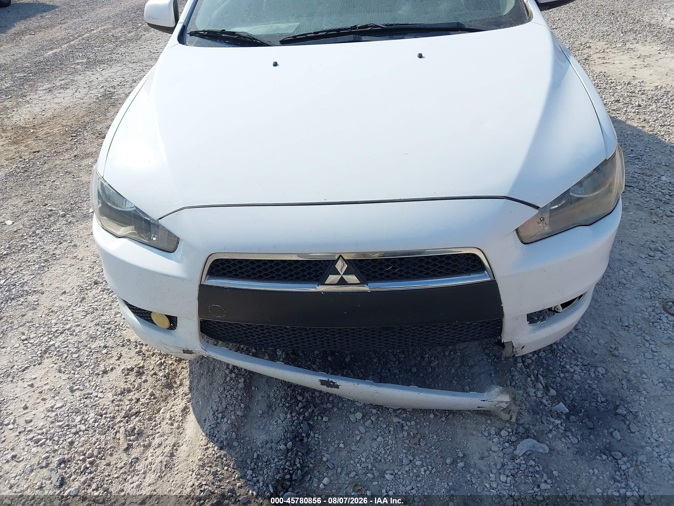 2012 Mitsubishi Lancer Es White vin: JA32U2FU4CU007385