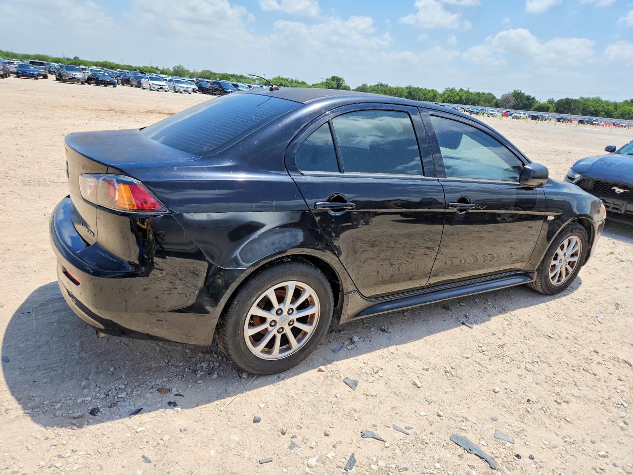 2012 Mitsubishi Lancer Es/es Sport Black vin: JA32U2FU4CU011503