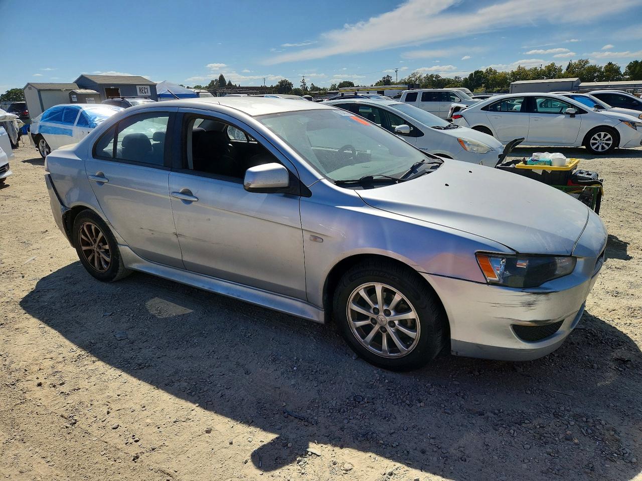 2013 Mitsubishi Lancer Es/es Sport Silver vin: JA32U2FU4DU001927