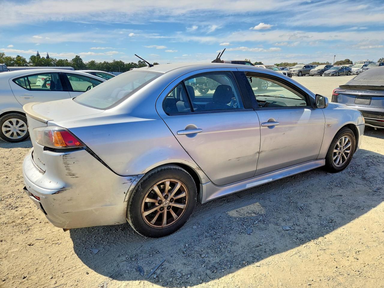 2013 Mitsubishi Lancer Es/es Sport Silver vin: JA32U2FU4DU001927