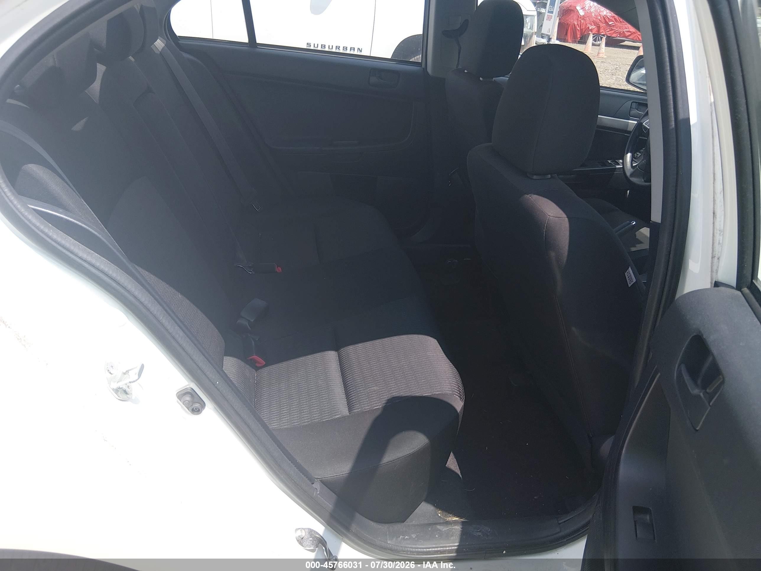2013 Mitsubishi Lancer Es White vin: JA32U2FU4DU014483