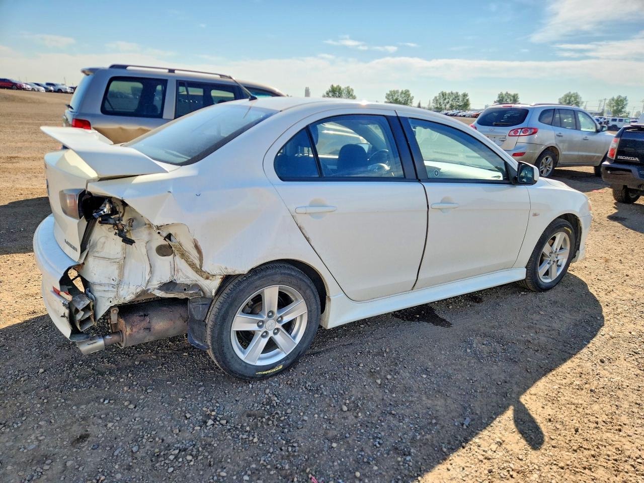 2013 Mitsubishi Lancer Es/es Sport White vin: JA32U2FU4DU607793