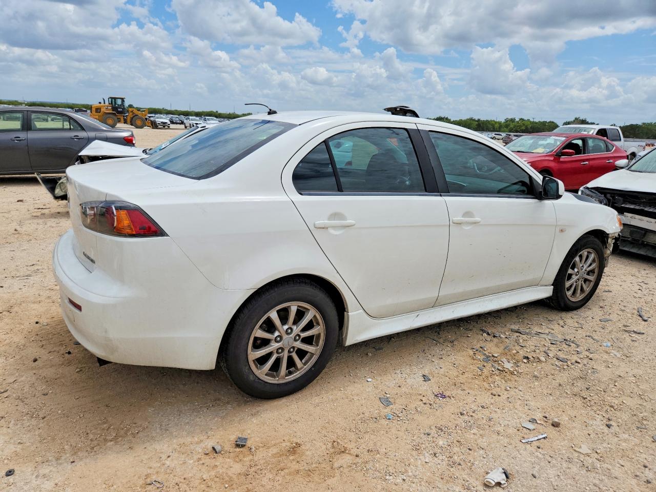 2014 Mitsubishi Lancer Es/es Sport White vin: JA32U2FU4EU004196
