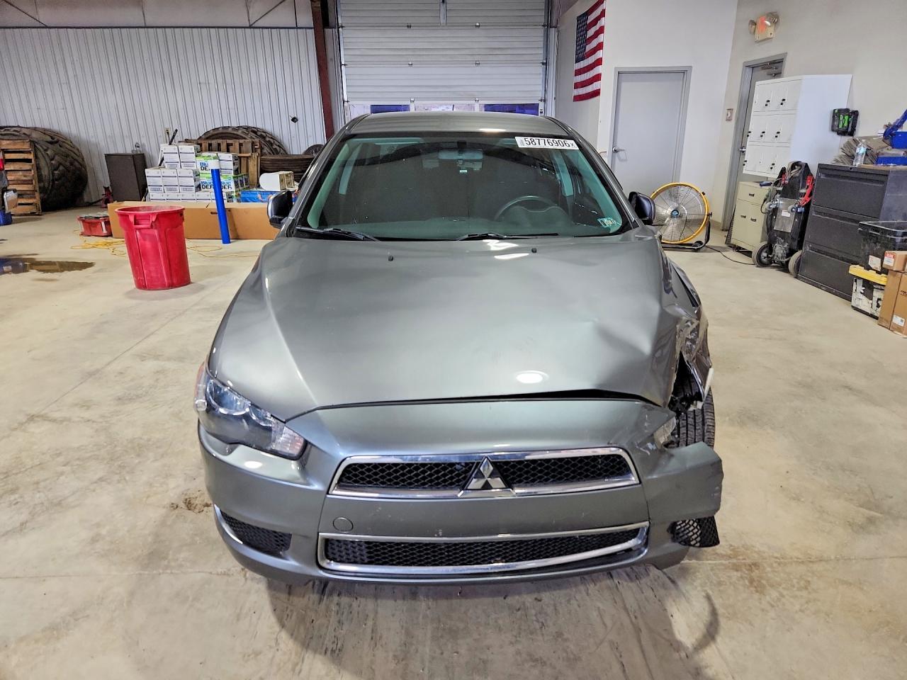 2014 Mitsubishi Lancer Es/es Sport Silver vin: JA32U2FU4EU009477