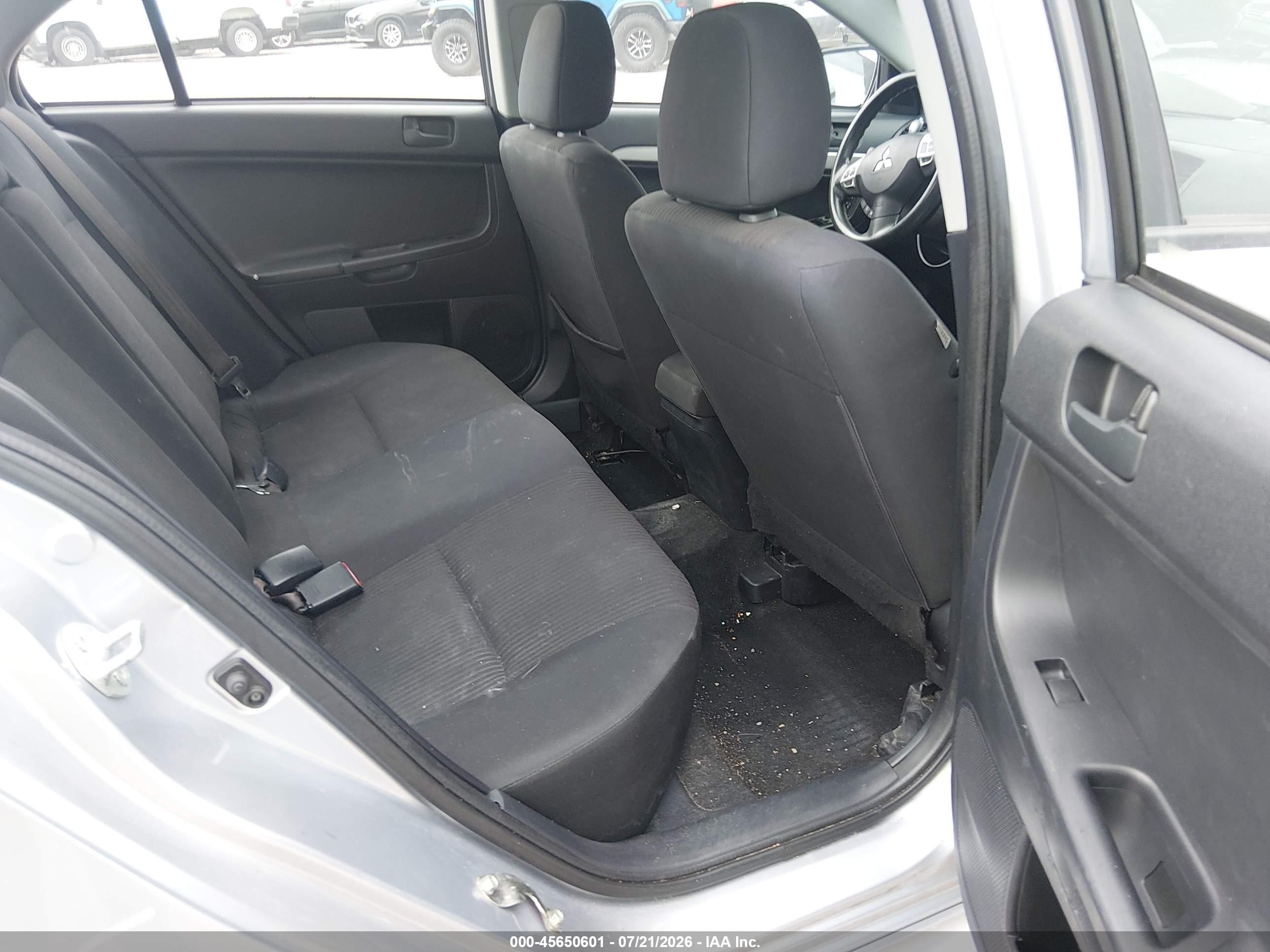 2014 Mitsubishi Lancer Es Gray vin: JA32U2FU4EU017045