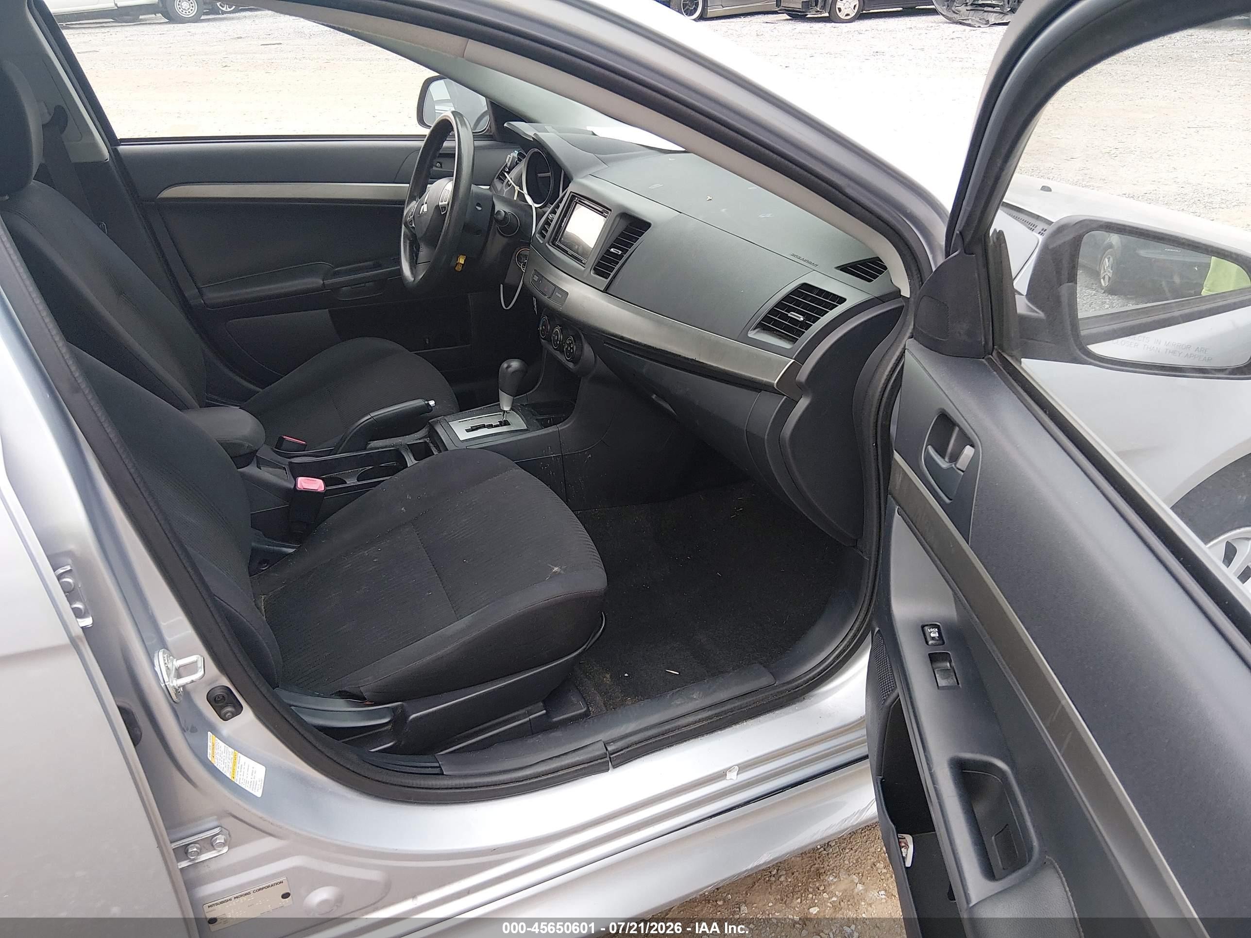 2014 Mitsubishi Lancer Es Gray vin: JA32U2FU4EU017045