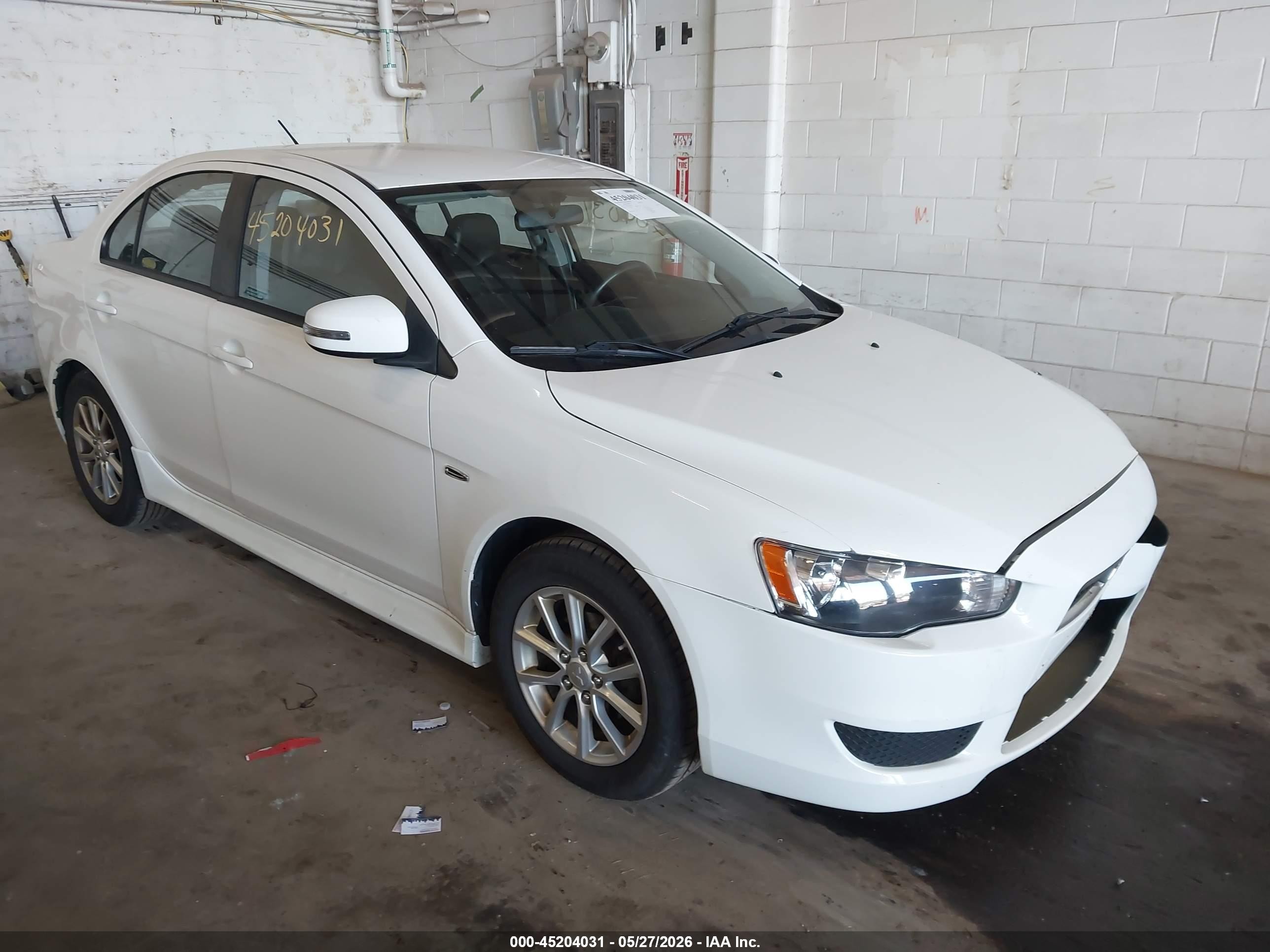 2015 Mitsubishi Lancer Es White vin: JA32U2FU4FU020772
