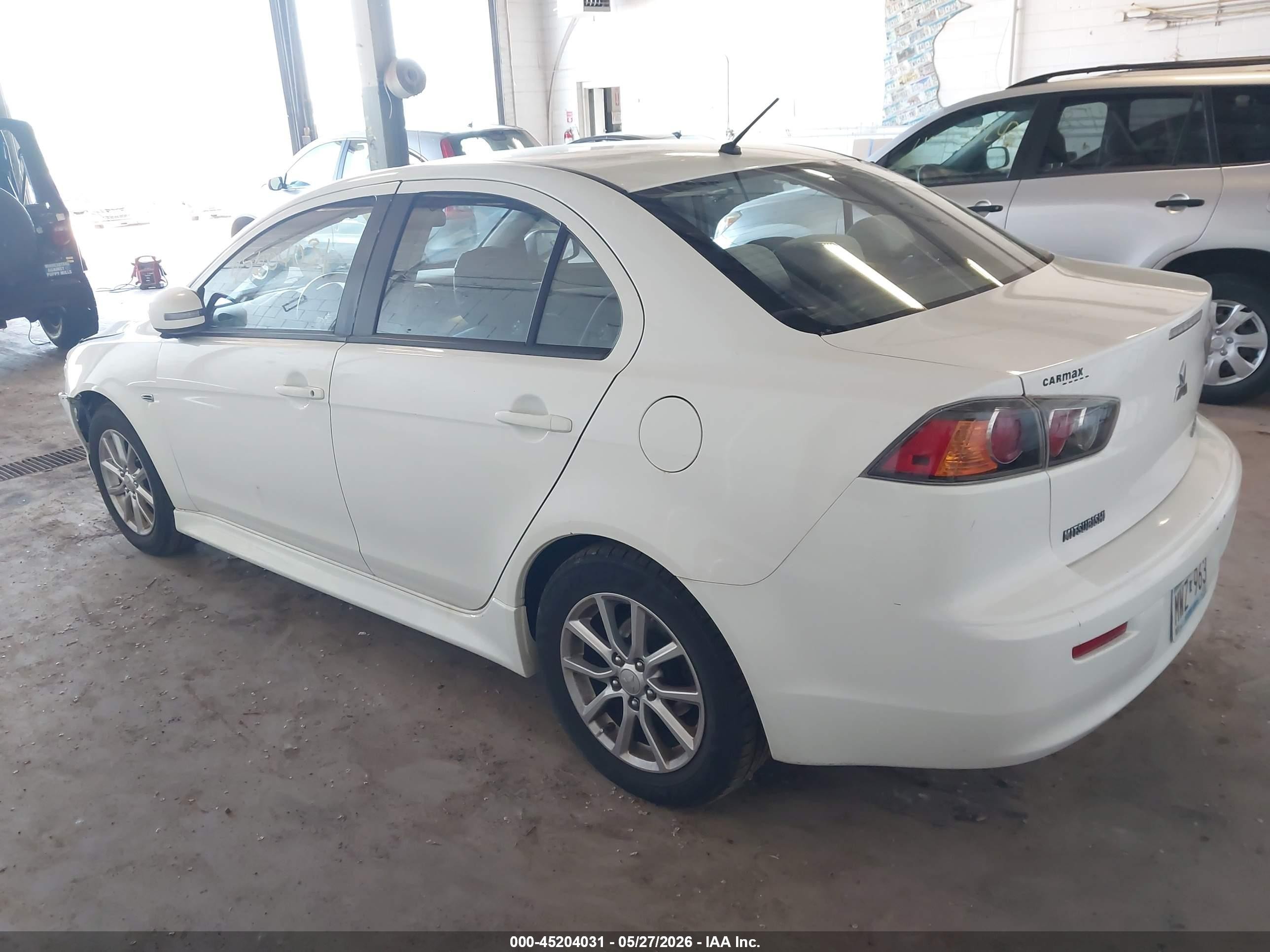 2015 Mitsubishi Lancer Es Белый vin: JA32U2FU4FU020772