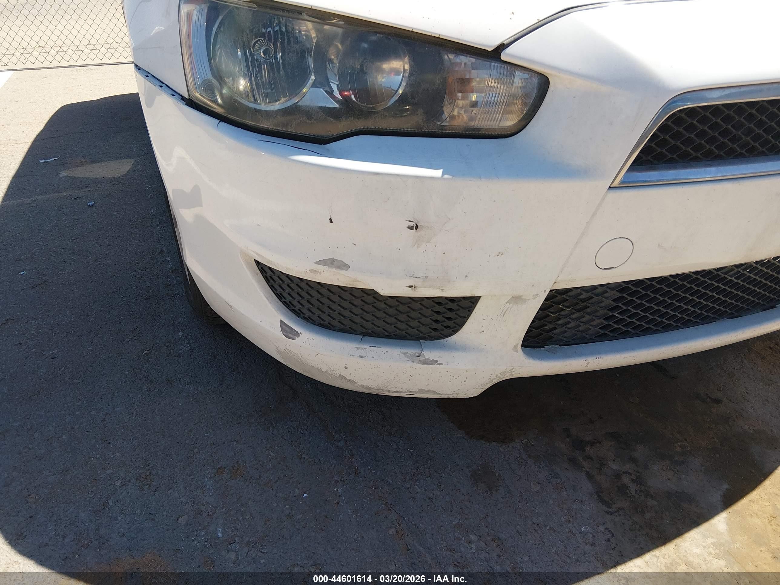 2015 Mitsubishi Lancer Es White vin: JA32U2FU4FU021131
